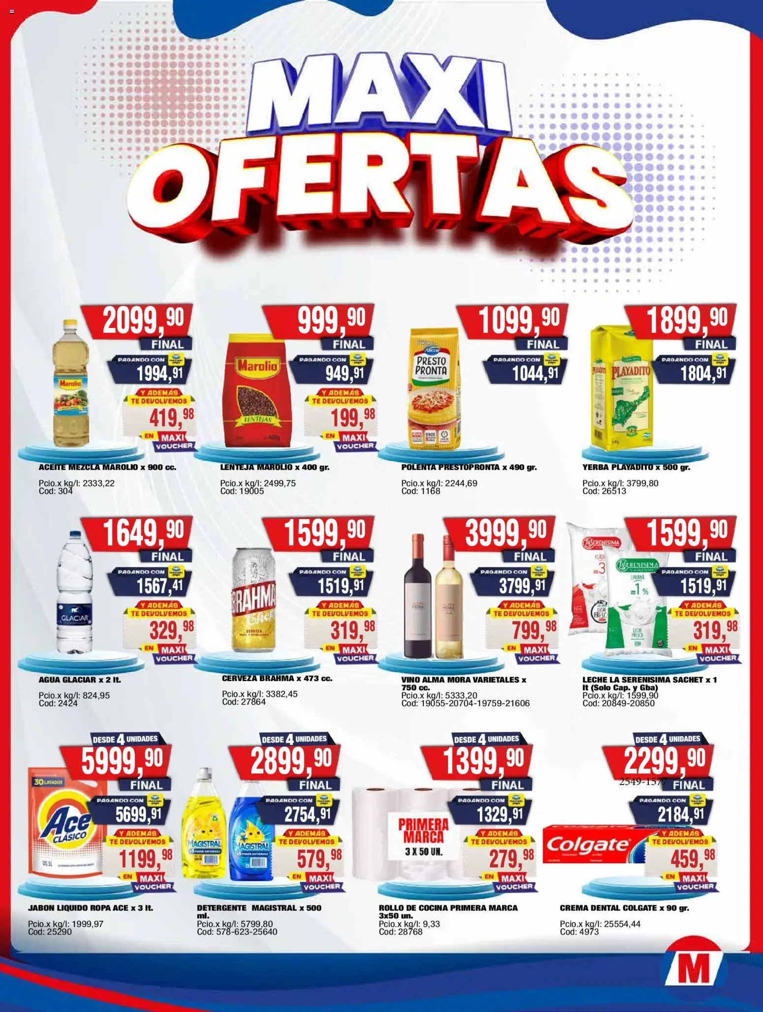Maxiconsumo ofertas │ válido desde el 11.05.2026 | Página: 2 | Productos: Yerba, Aceite, Detergente, Ropa