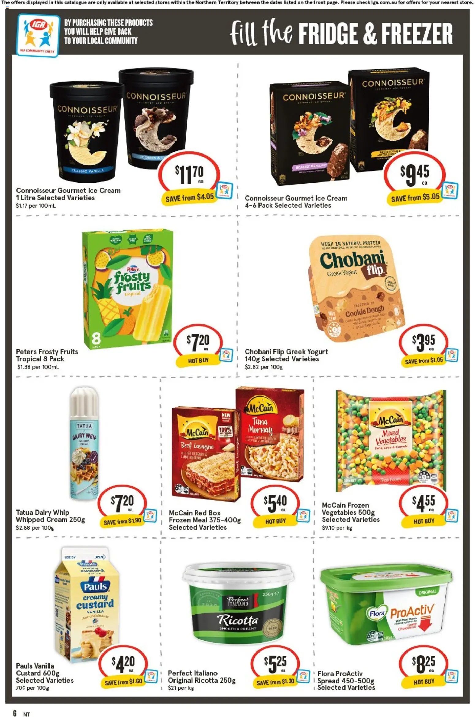 IGA catalogue - valid from 12/08/2026 | Page: 7 | Products: Yogurt, Whipped cream, Ice cream, Greek yogurt
