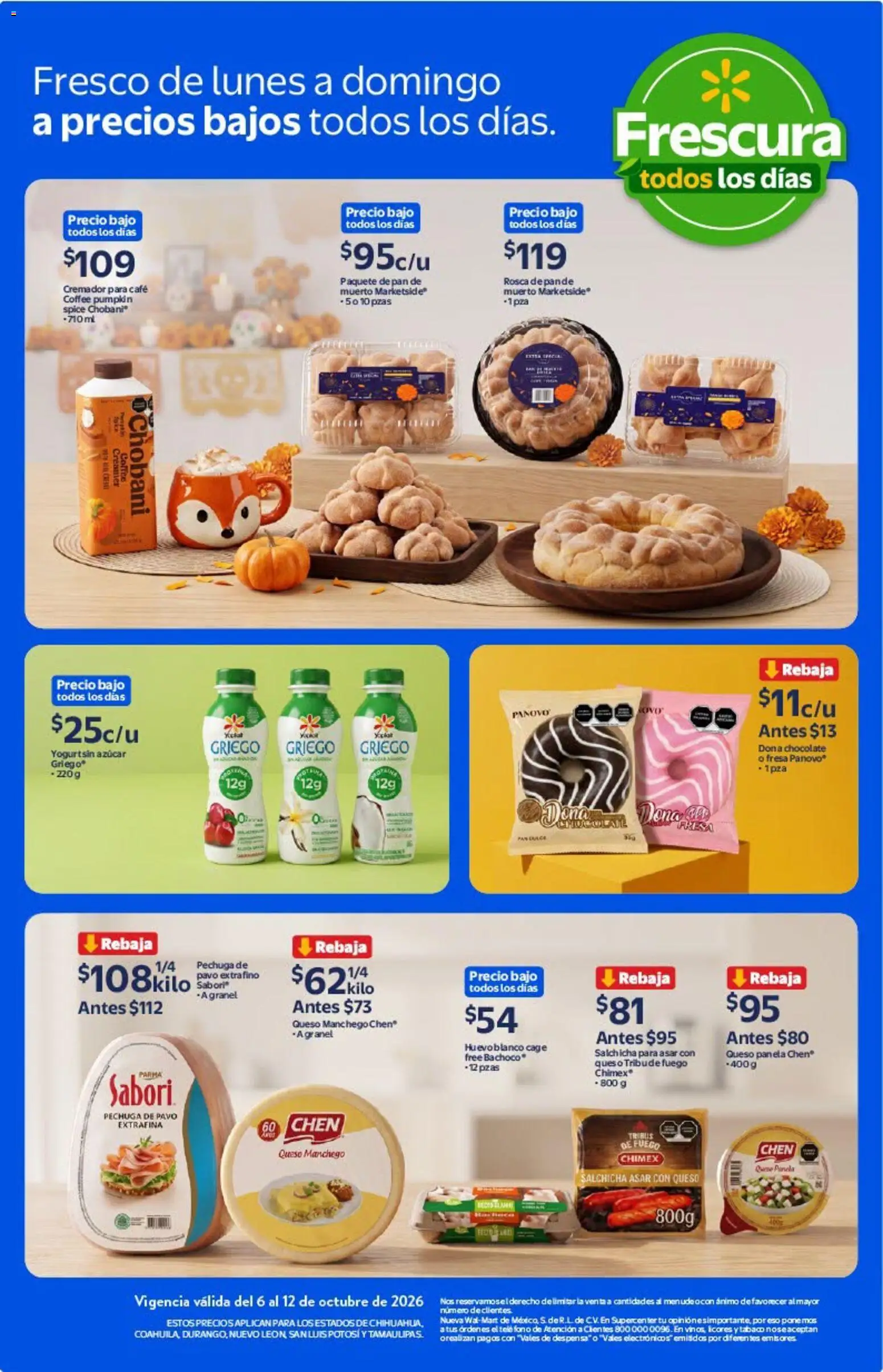 Nuevas ofertas de Walmart Express válidas en toda la República Mexicana desde el 06/10/2026. ¡Encuentra las mejores ofertas en Walmart Express folleto Calidad y frescura a precios bajos todos los días! | Página: 4