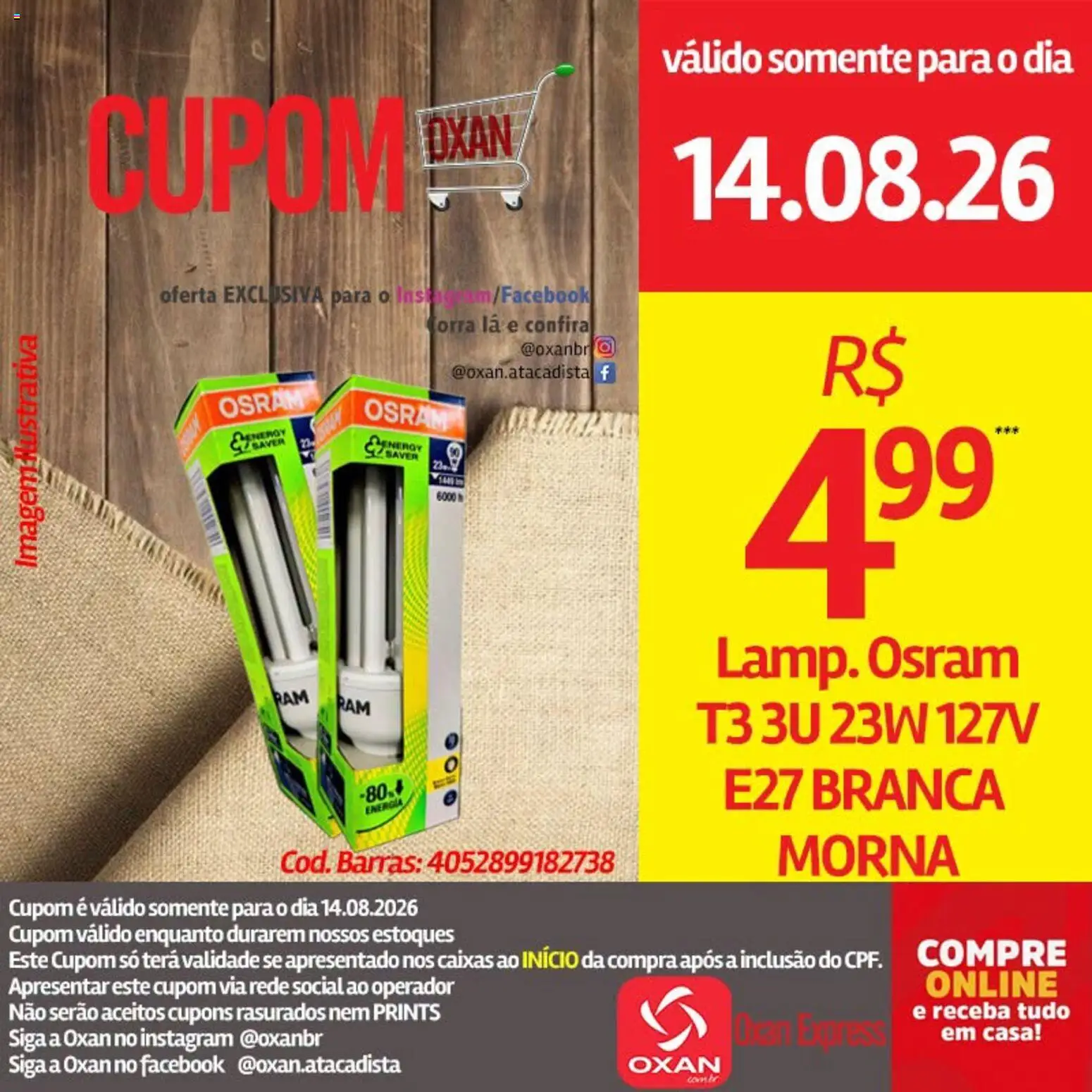 Oxan Atacadista Folheto - válido de 14/08/2026 | Página: 17