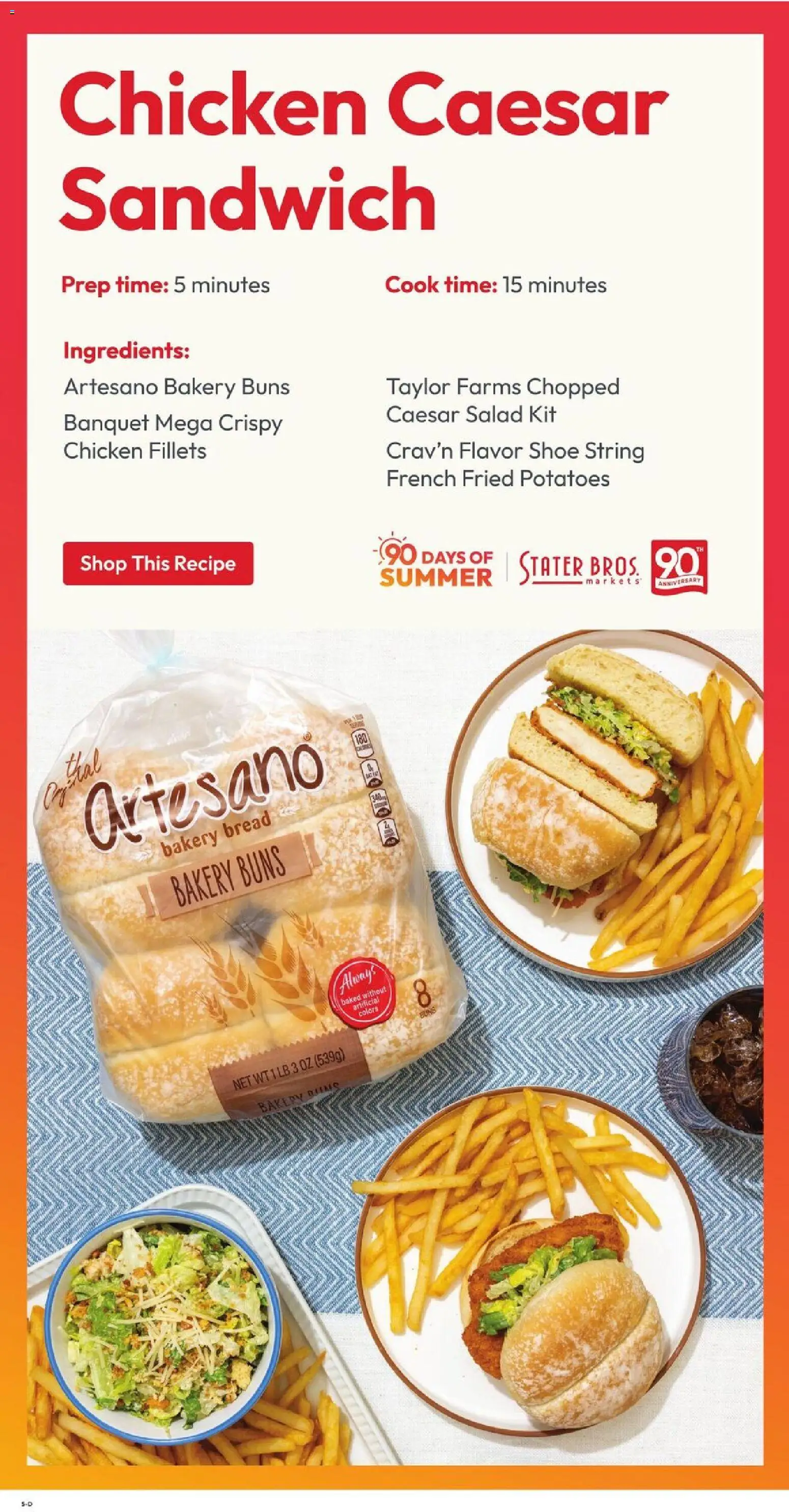 Stater Bros Weekly Ad - valid from 07/08/2026 | Page: 5 | Products: Bakery, Bread, Salad, Potatoes