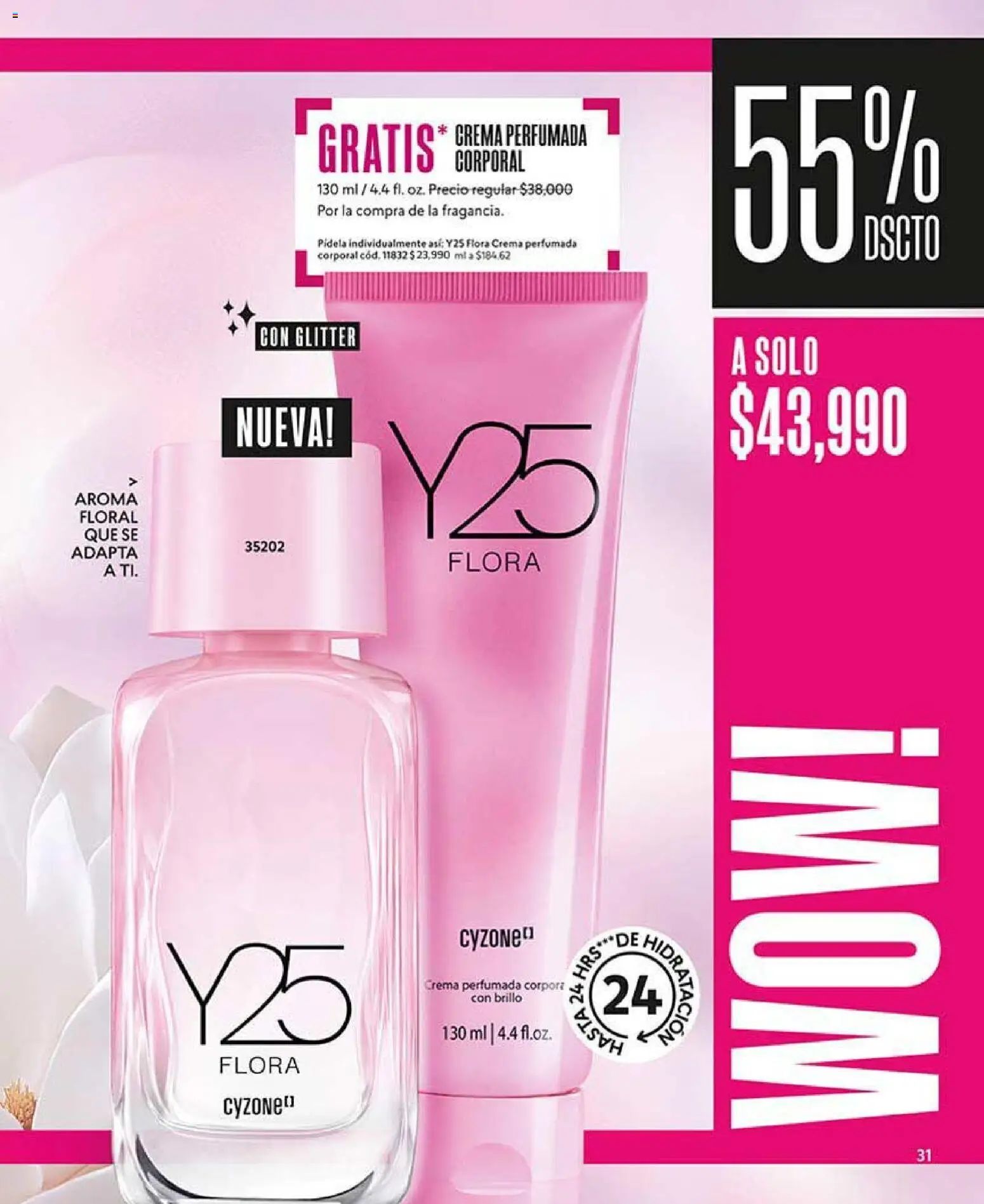 CyZone revista - valida desde el 07/09/2026 | Página: 31 | Productos: Crema, Glitter, Brillo
