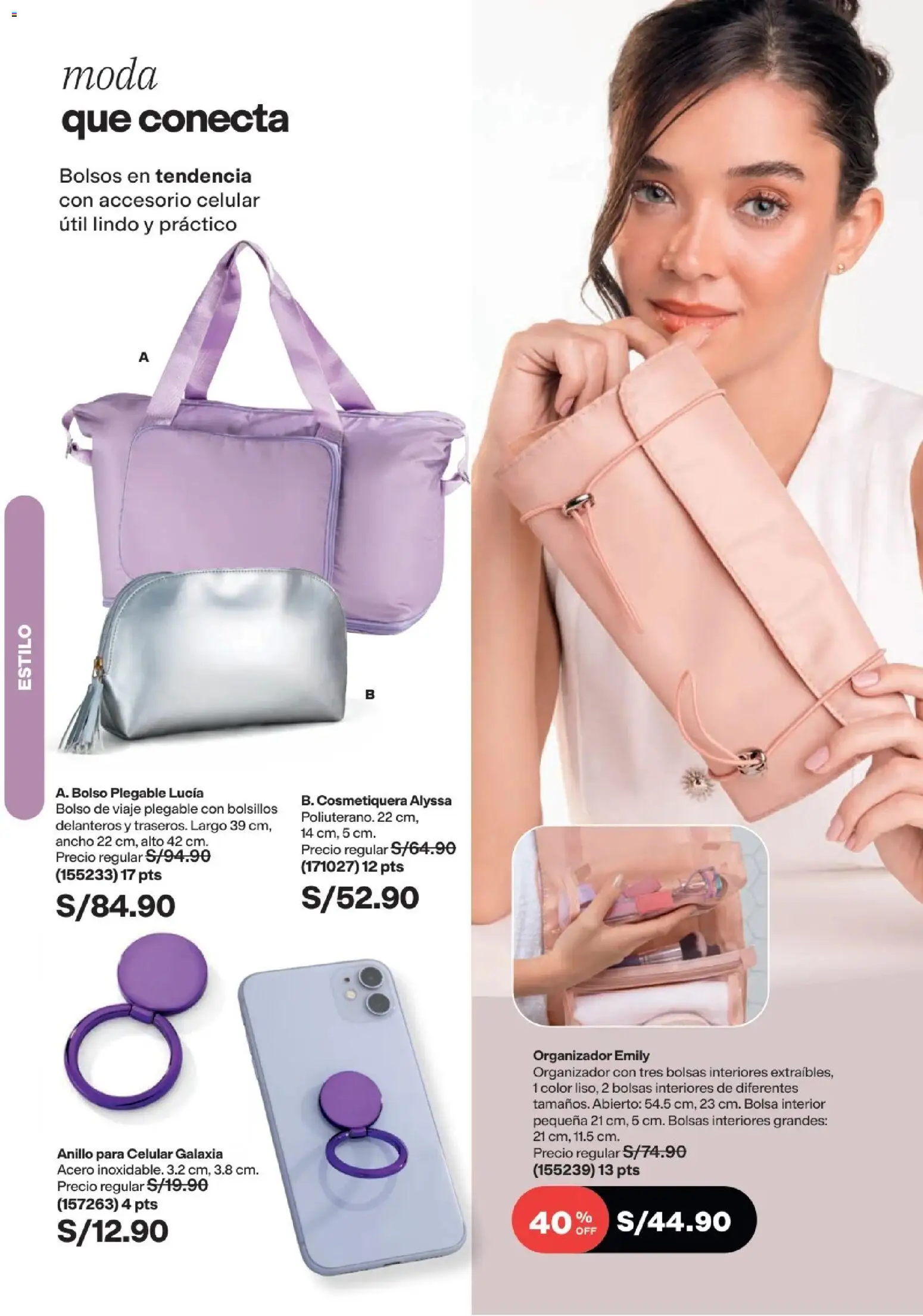 Catálogo Avon válido desde 11/08/2026 | Página: 199 | Productos: Bolsillos, Bolso, Bolsa, Celular
