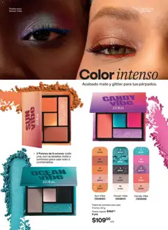 Vista previa de AVON campaña 8 2026, nuevo folleto de la tienda, válido en México a partir del 08.05.2026 | Página: 104 | Productos: Paleta, Glitter, Mate