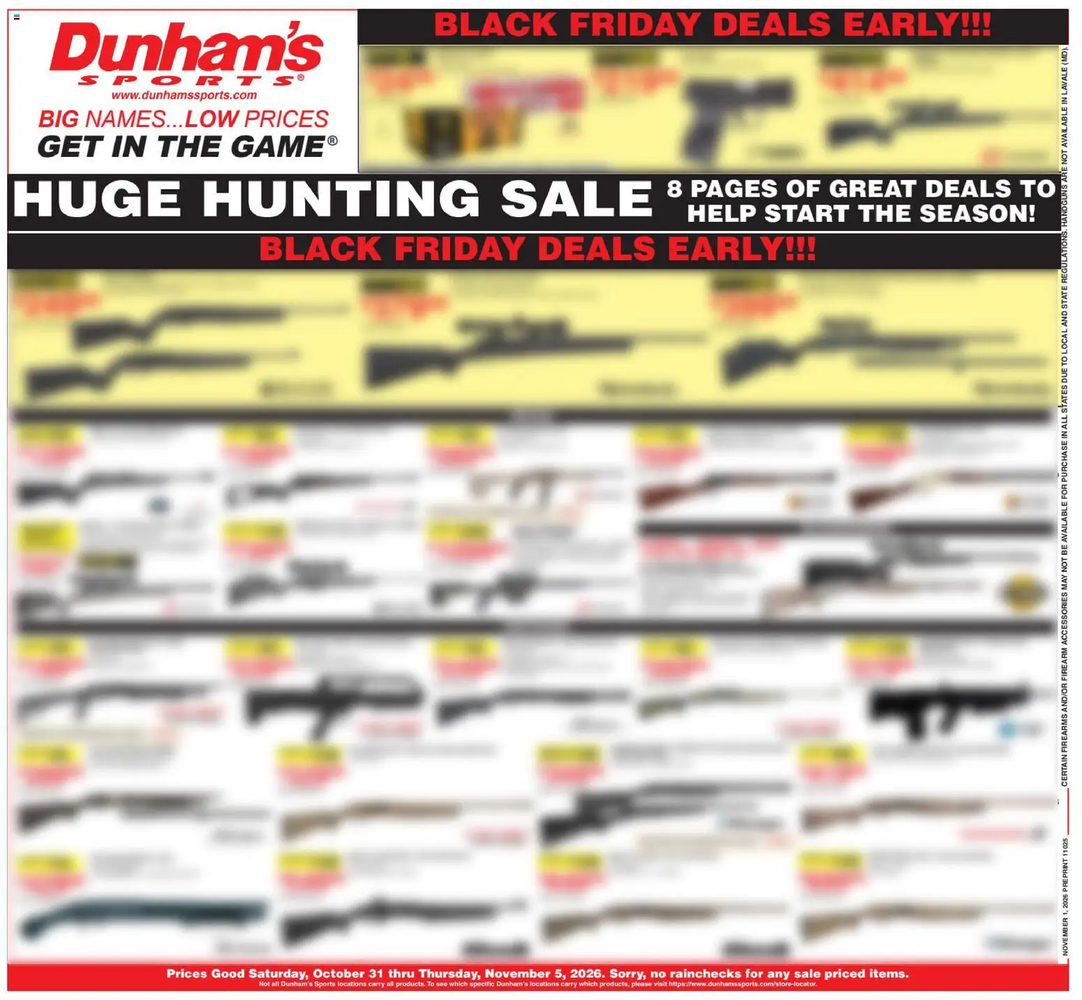 Dunham's Sports Black Friday - valid from 10/31/2026 | Page: 1
