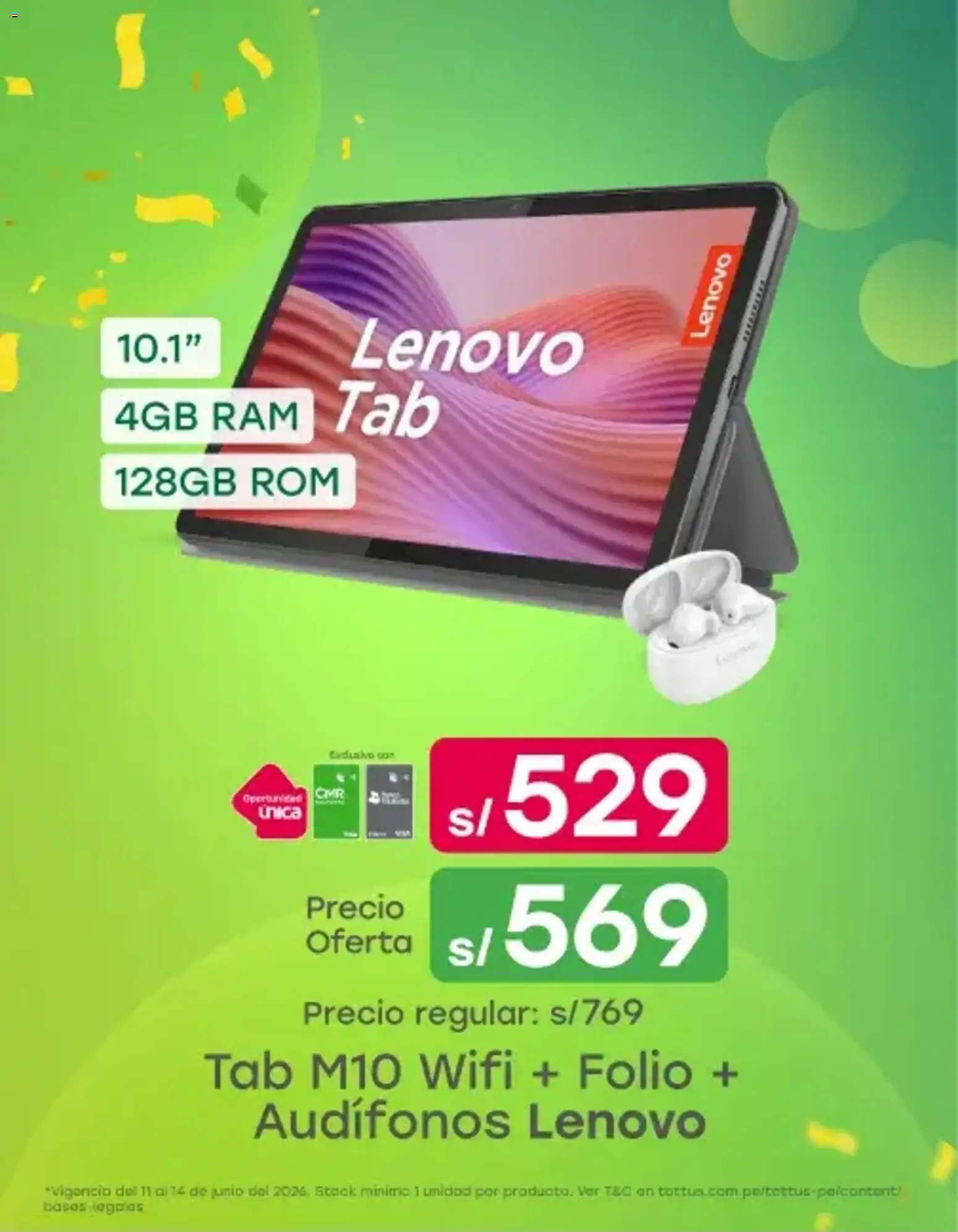 Catálogo Tottus válido desde 11.06.2026 | Página: 5 | Productos: Audífonos