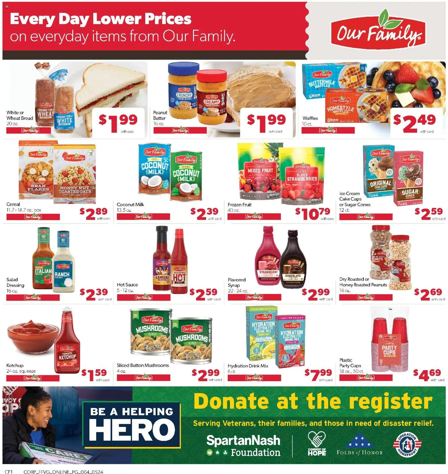 Family Fare Weekly Ad - valid from 24.05.2026 | Page: 8 | Products: Chocolate, Ketchup, Salad, Sugar