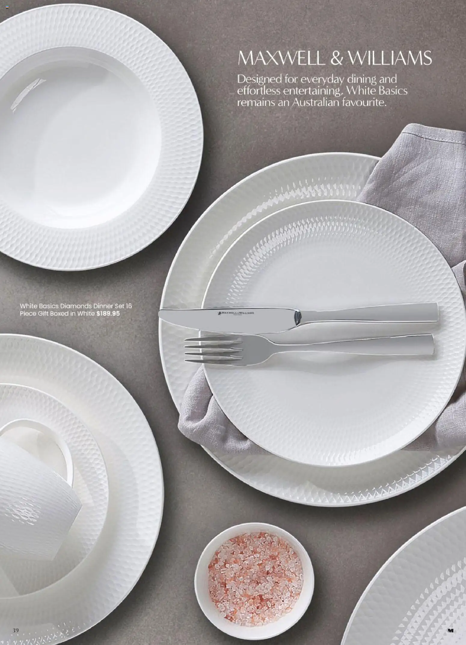 Myer catalogue - valid from 01/08/2026 | Page: 39 | Products: Dinner set