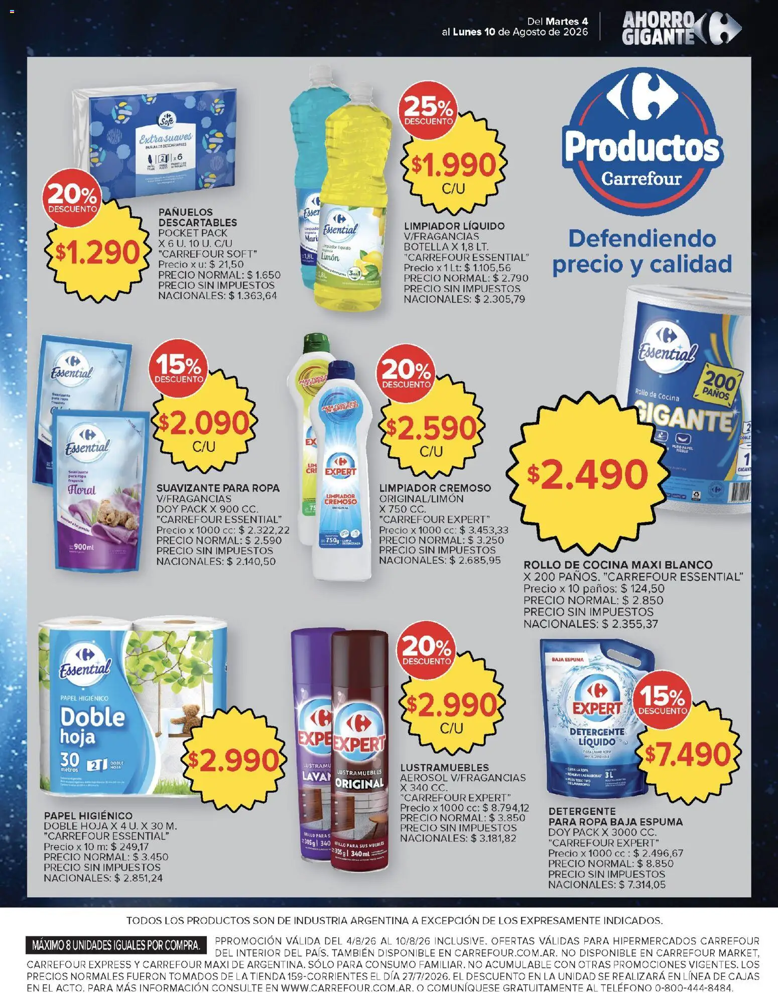 Carrefour ofertas │ válido desde el 04/08/2026 | Página: 19