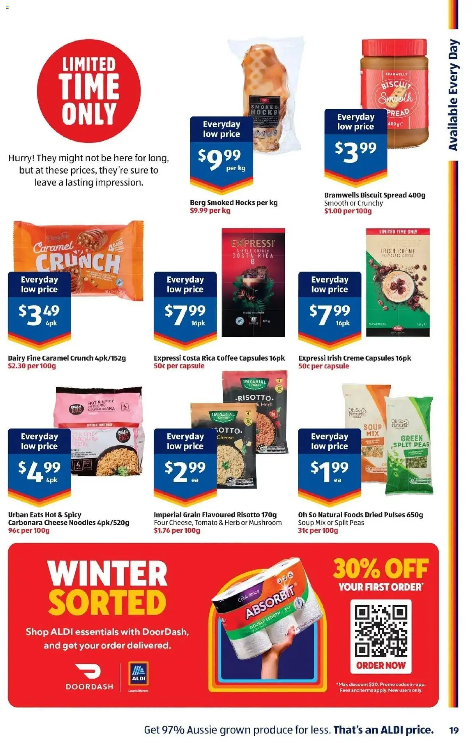 Aldi catalogue - valid from 01/07/2026 | Page: 19 | Products: Herb, Cheese, Coffee, Noodles