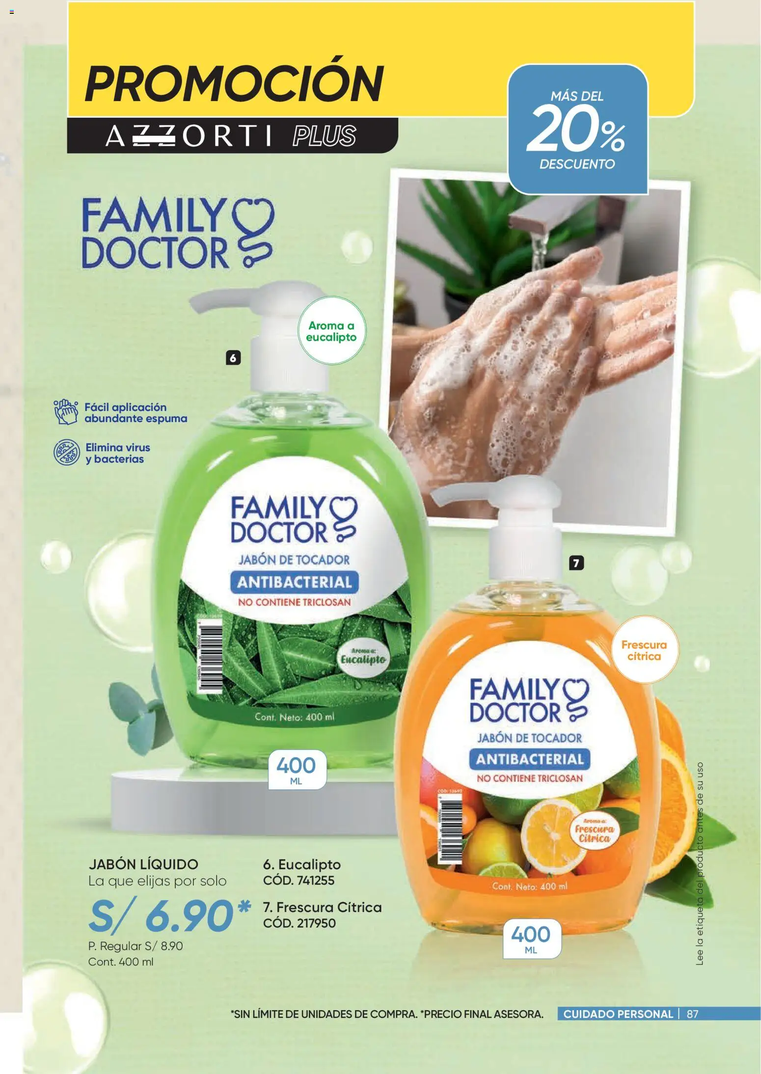 Catálogo Azzorti válido desde 09/03/2026 | Página: 87 | Productos: Espuma, Jabón