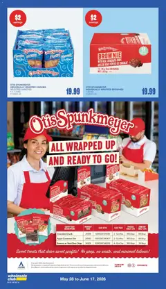 Preview of Wholesale Club weekly flyer / circulaire from shop Wholesale Club valid from 04.06.2026 | Page: 32 | Products: Cookies, Case, Shelf, Chocolate