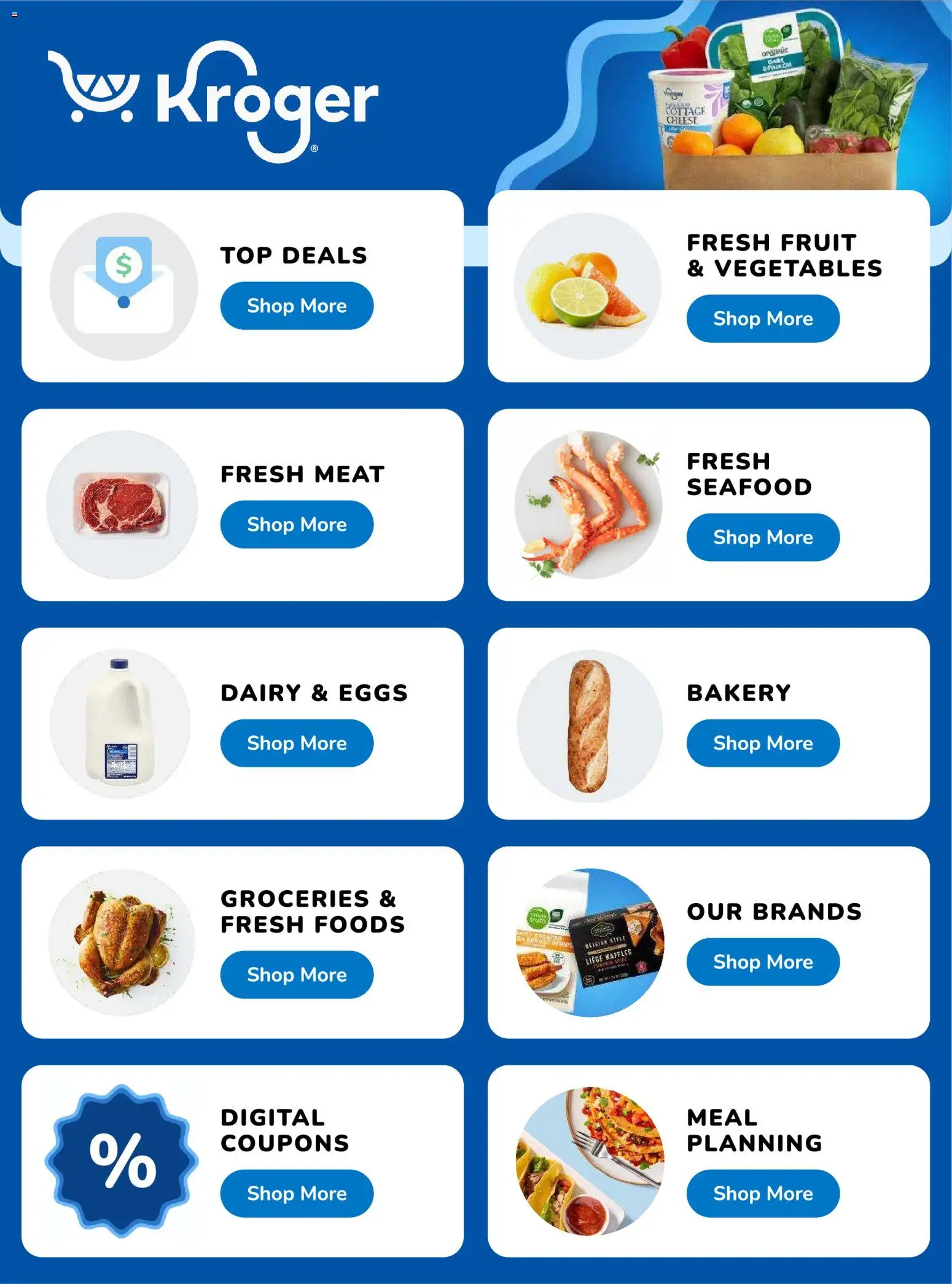 Kroger Weekly Ad - valid from 08/05/2026 | Page: 14 | Products: Bakery, Cheese, Eggs, Vegetables