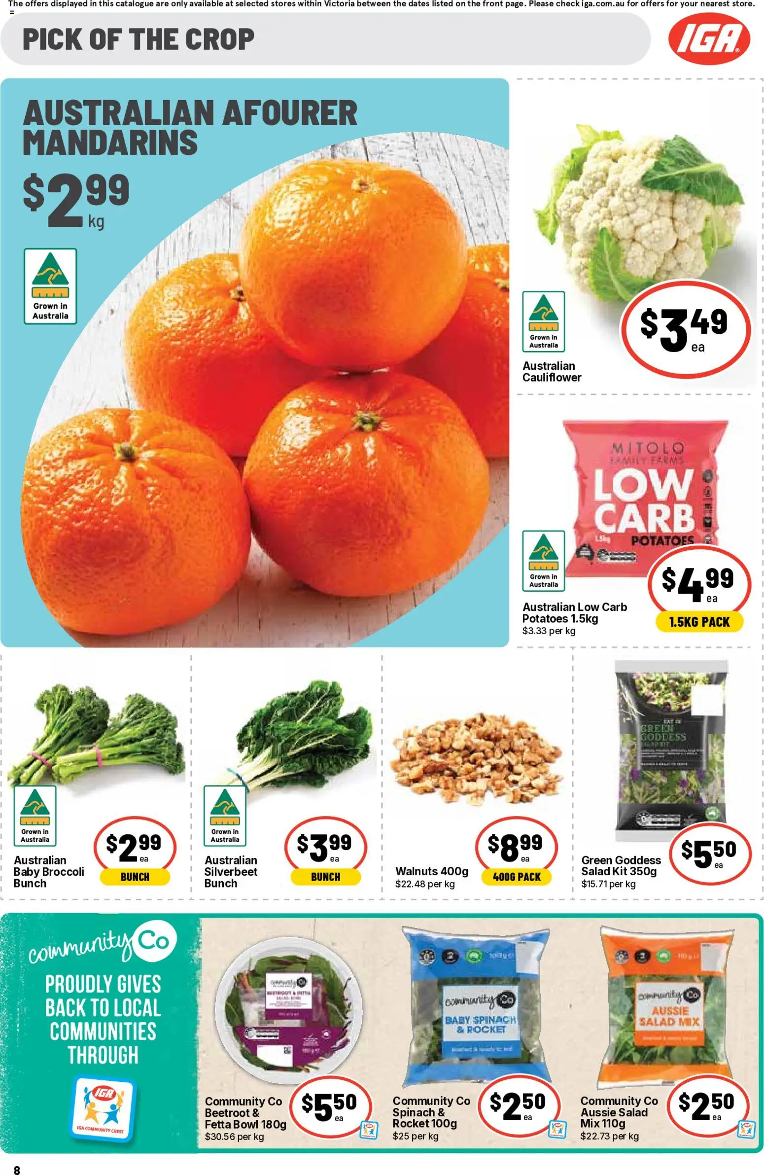 Ritchies catalogue - valid from 02/09/2026 | Page: 8 | Products: Walnuts, Mandarins, Salad, Salad mix