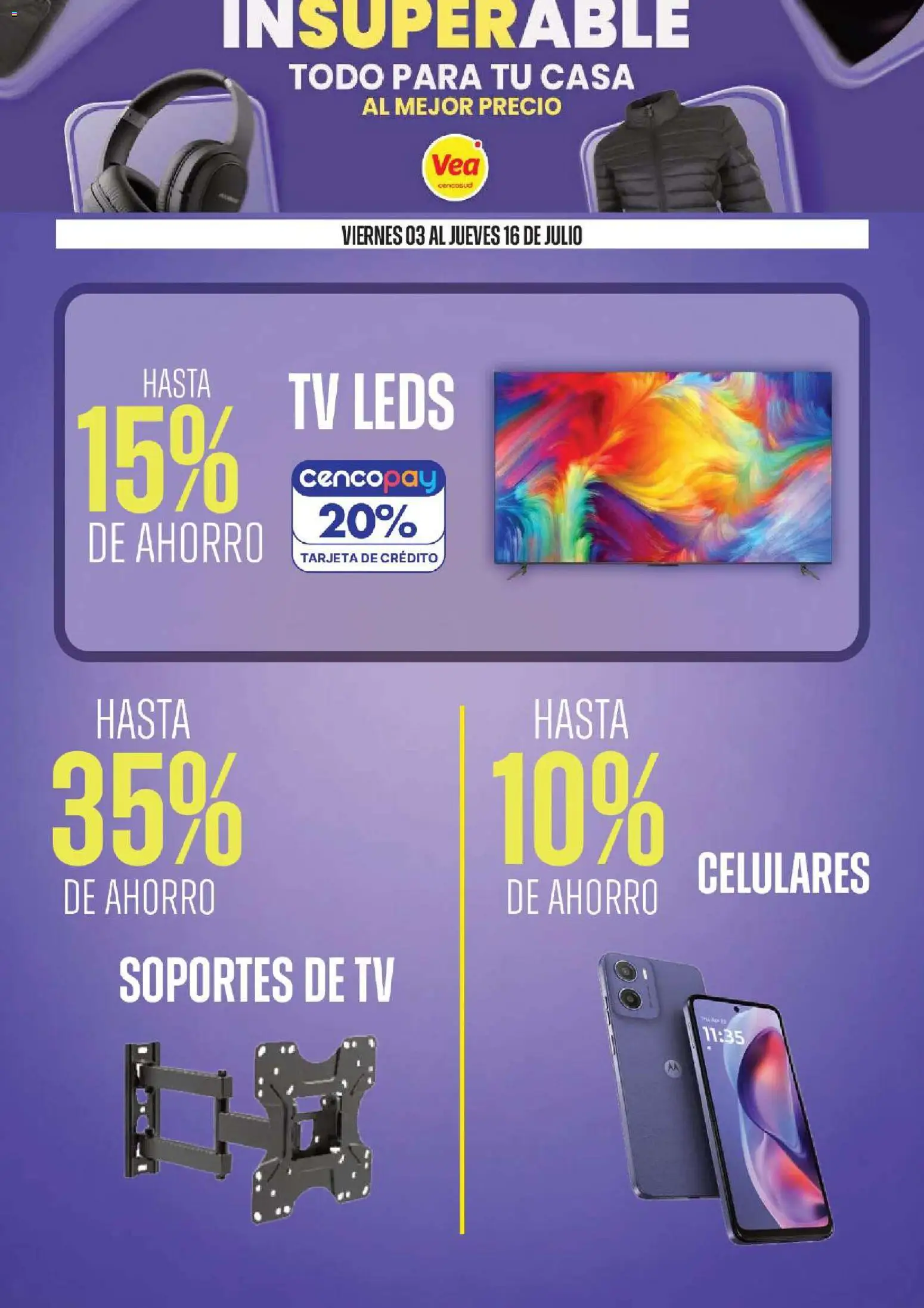 Vea - InSuperable | Todo para tu casa al mejor precio │ válido desde el 03/07/2026 | Página: 3
