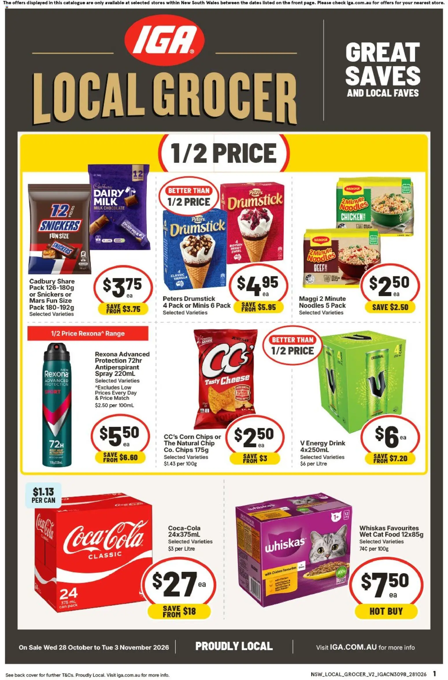 IGA catalogue - valid from 28/10/2026 | Page: 1