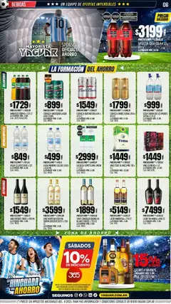 Vista previa Yaguar - Oferta Semanal Mar del Plata válido desde el 01.06.2026 | Página: 6 | Productos: Whisky, Gaseosa, Lima, Sierra