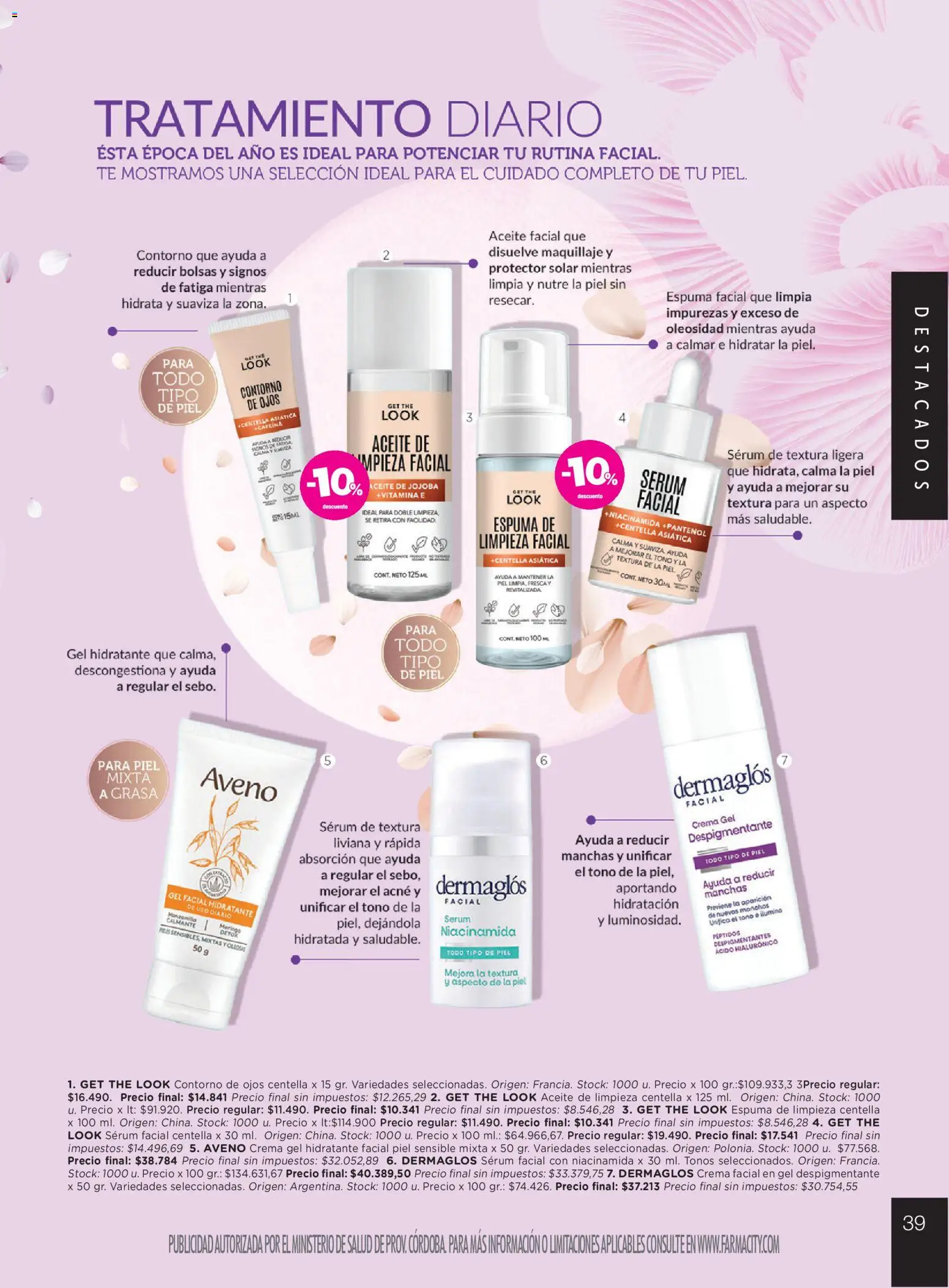 Farmacity catálogo │ válido desde el 30.04.2026 | Página: 39 | Productos: Aceite, Contorno de ojos, Serum, Té