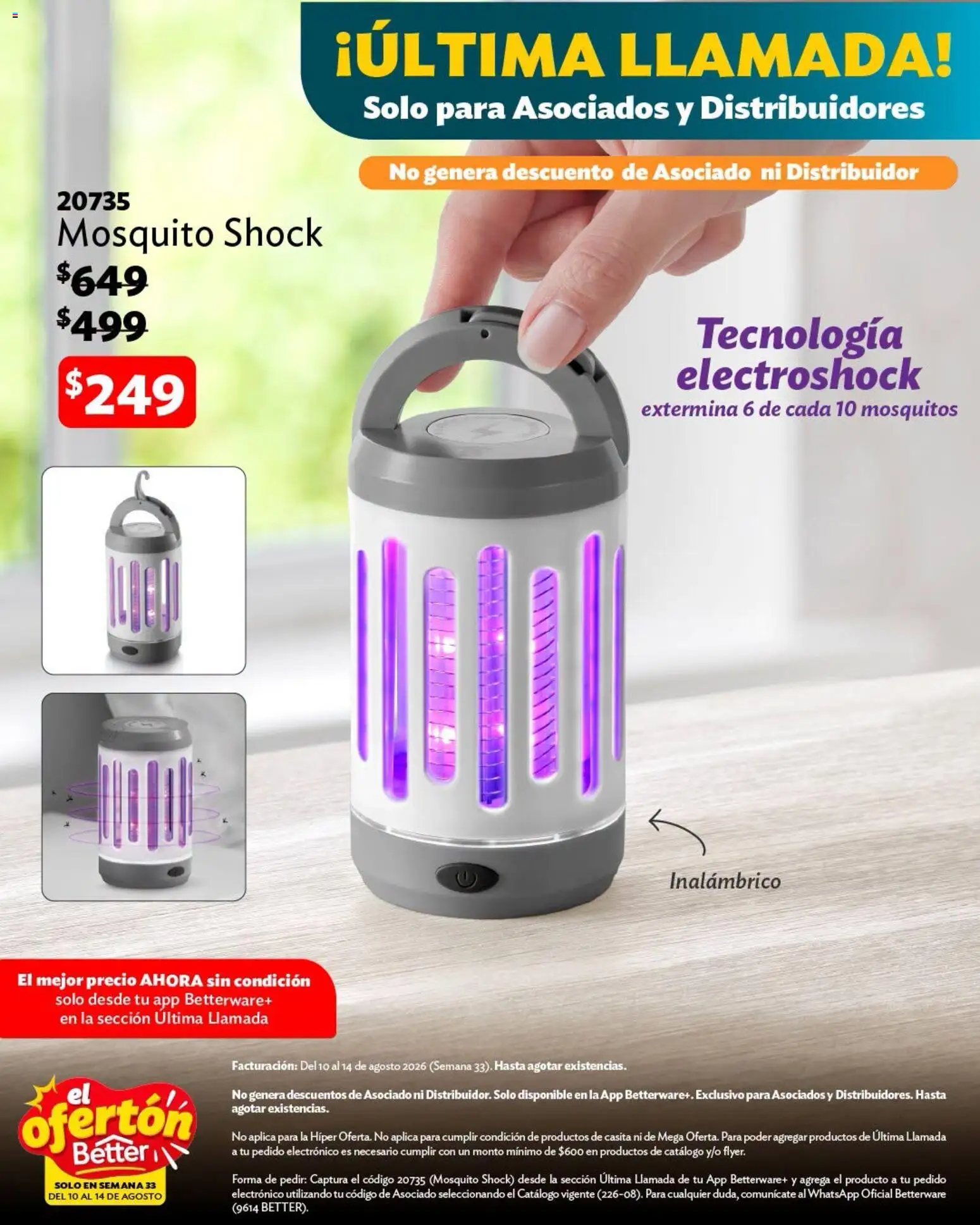 Nuevas ofertas de Betterware válidas en toda la República Mexicana desde el 10/08/2026. ¡Encuentra las mejores ofertas en Betterware catálogo El Ofertón! | Página: 12