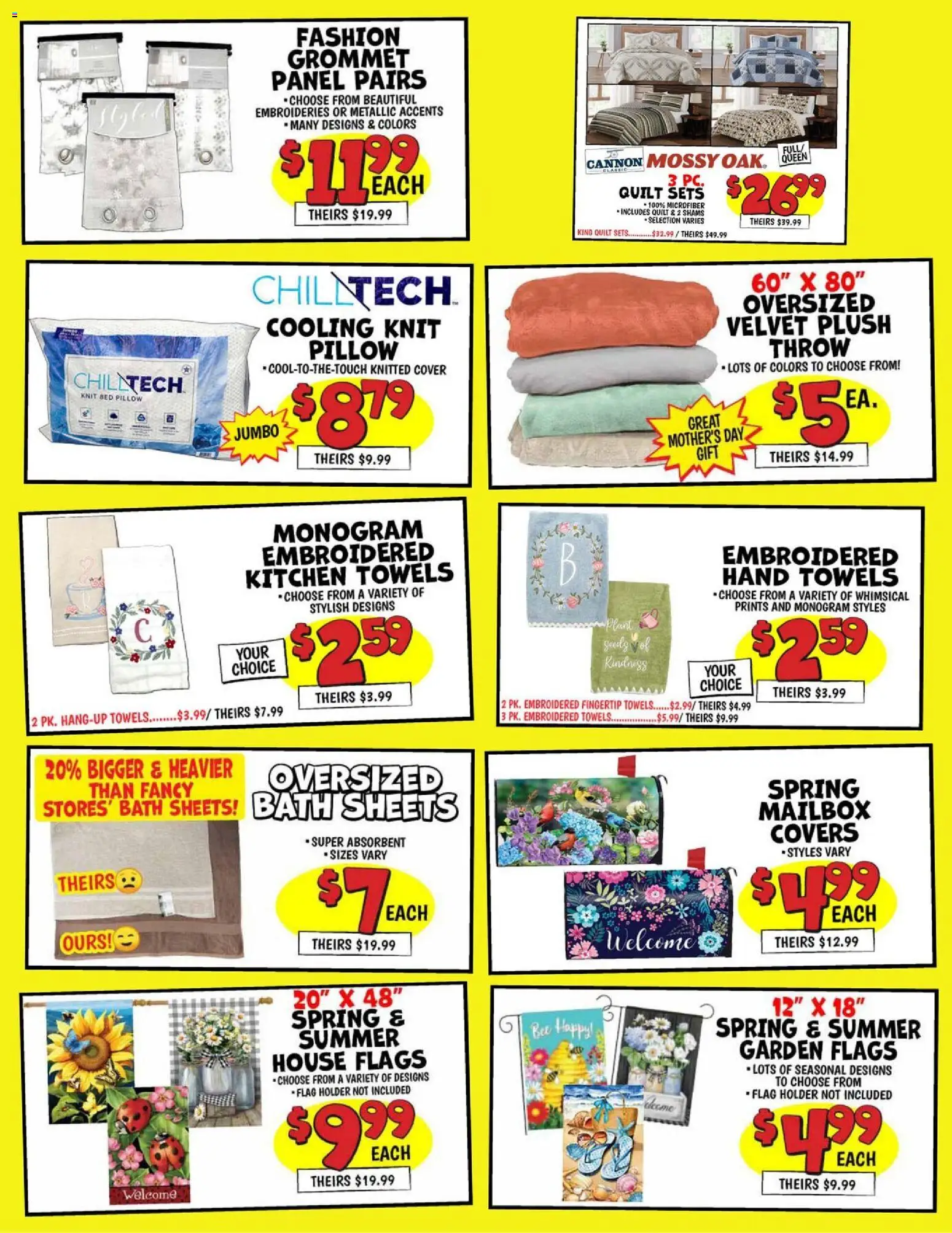 Ollie's Ad 2 - valid from 01.05.2026 | Page: 3 | Products: Bed, Pillow, Bath, Quilt