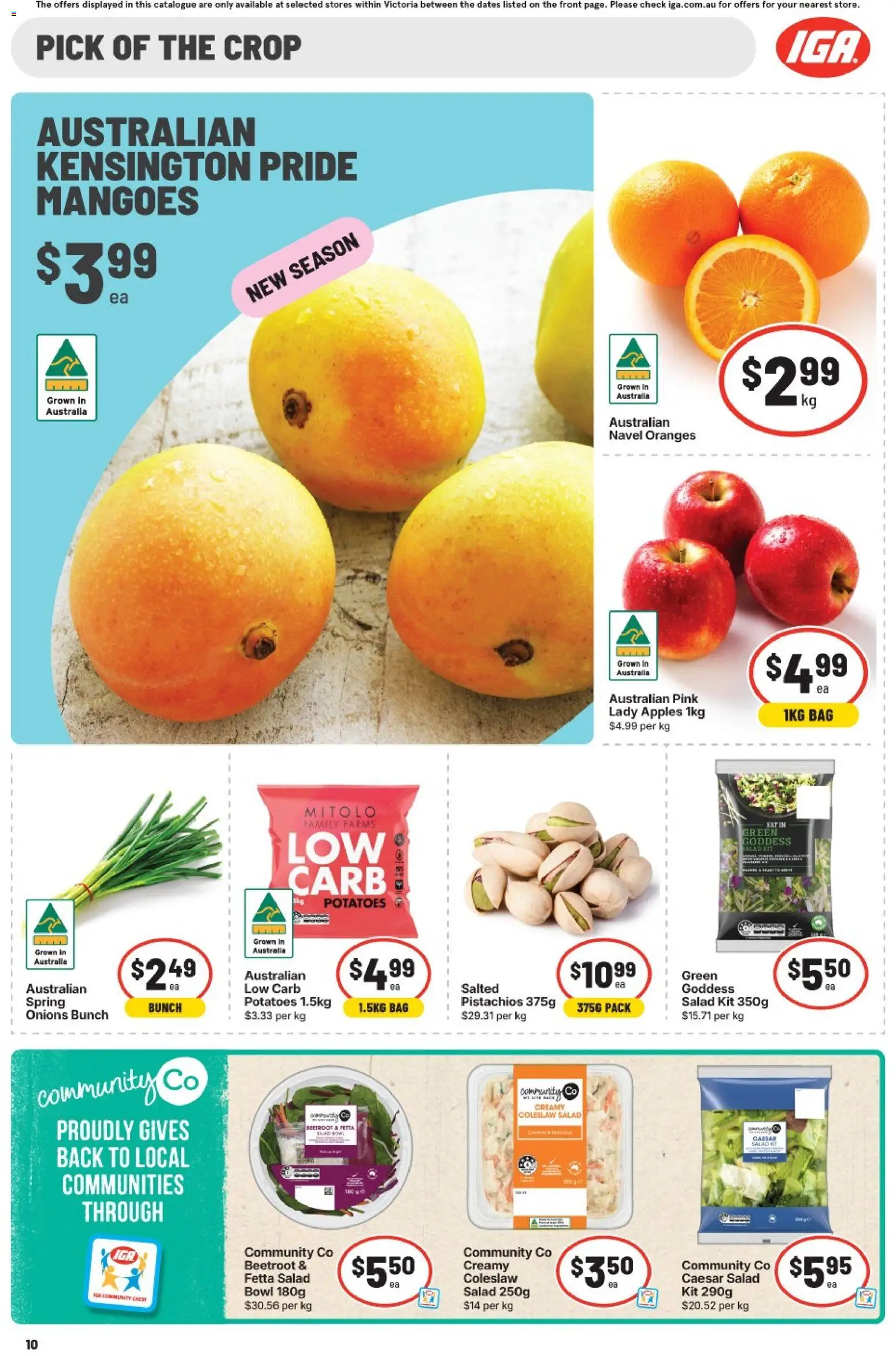 IGA catalogue - valid from 30/09/2026 | Page: 19 | Products: Oranges, Potatoes, Onions, Beetroot