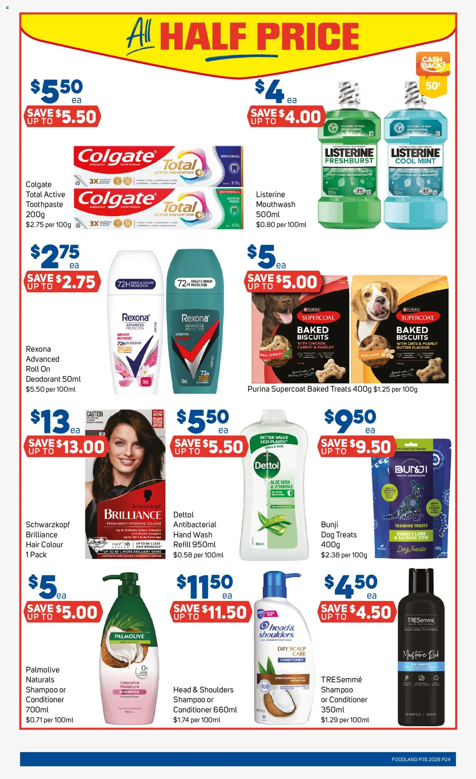Foodland catalogue - valid from 25/08/2026 | Page: 24 | Products: Conditioner, Toothpaste, Biscuits, Parsley
