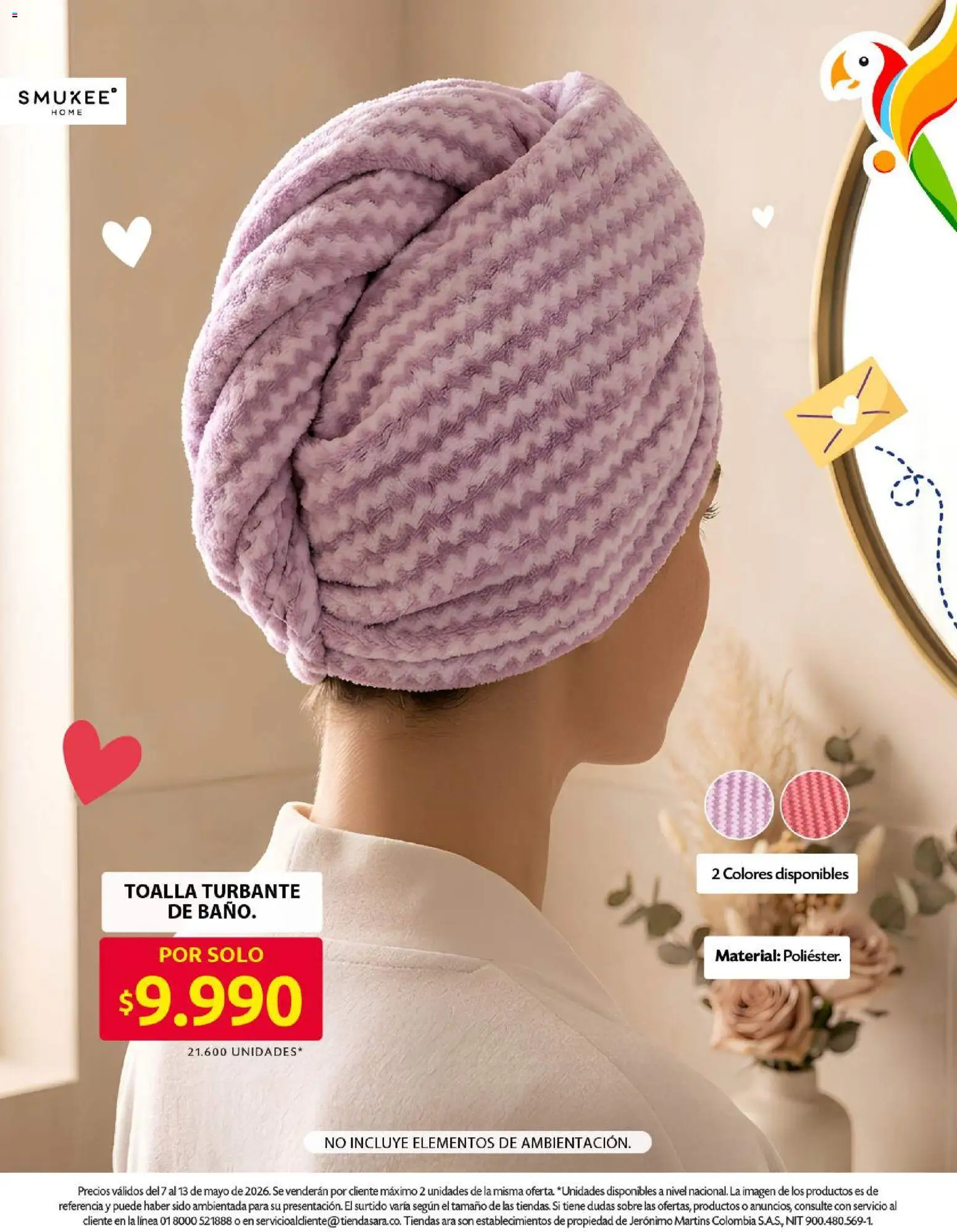 Ara revista - valida desde el 07.05.2026 | Página: 11 | Productos: Sobre, Toalla