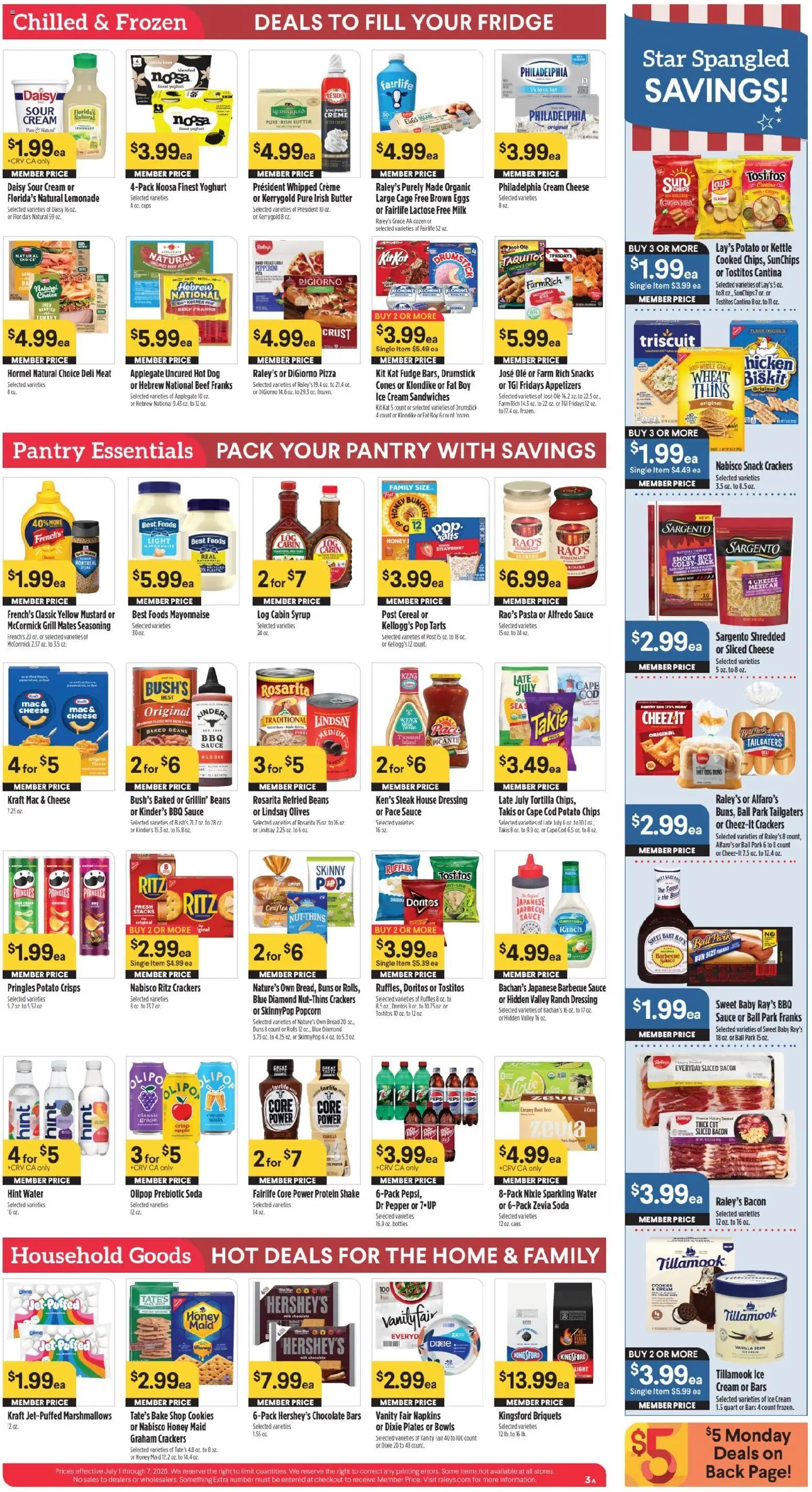 Raley's - Raley's Weekly Ad - valid from 07/01/2026 | Page: 4 | Products: Milk, Bread, Blender, Beef