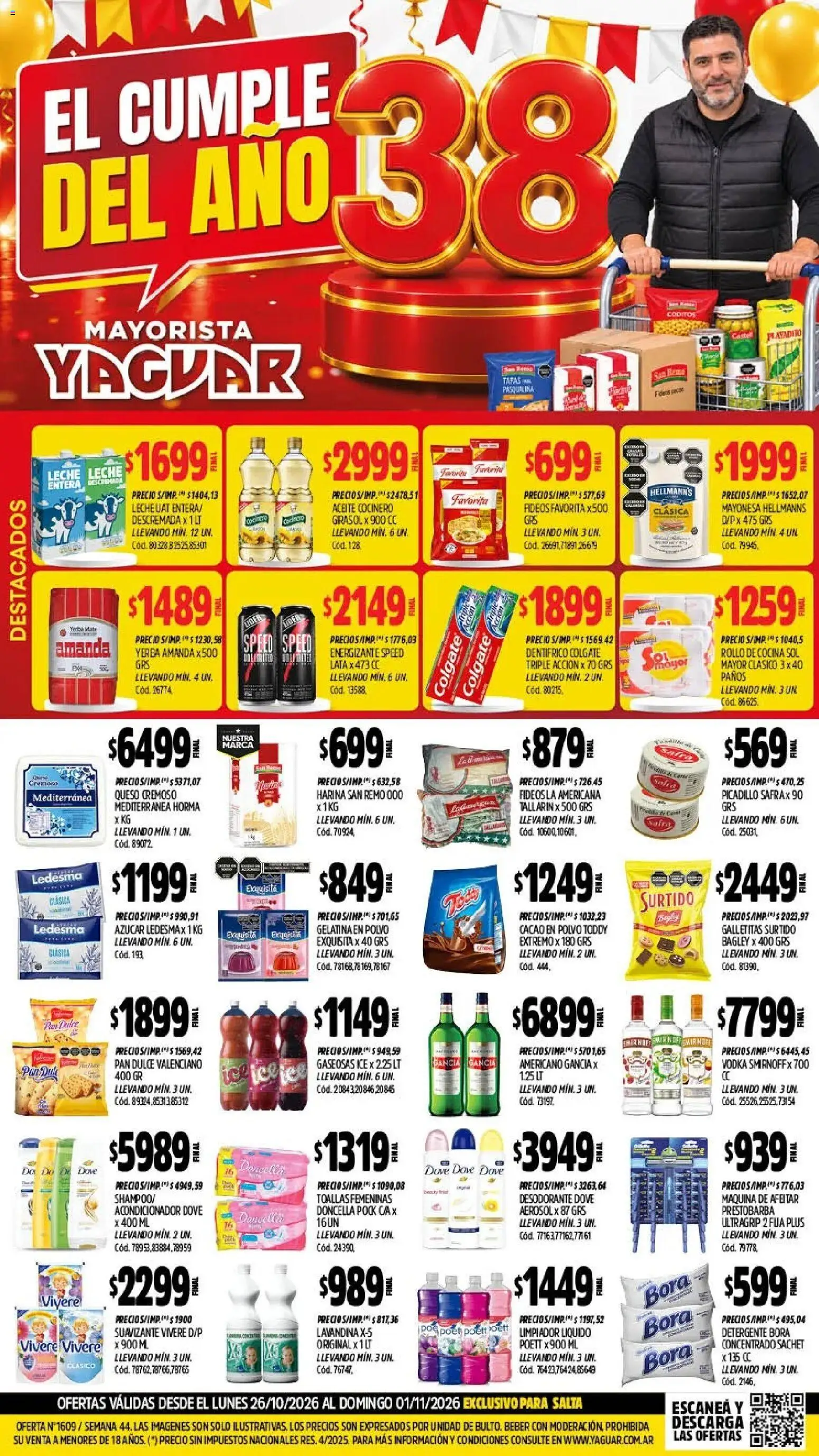 Yaguar - Oferta Semanal Salta │ válido desde el 26/10/2026 | Página: 1