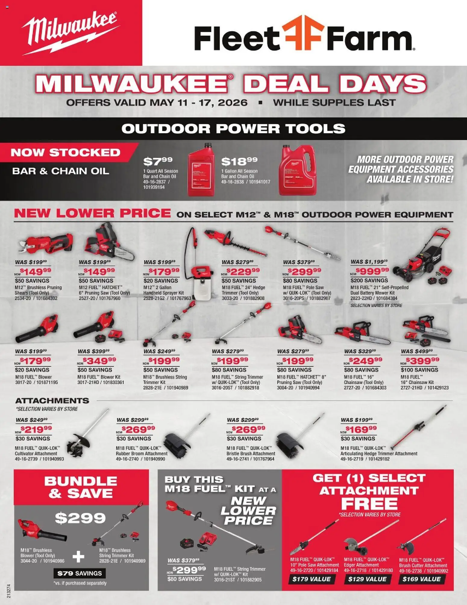 Mills Fleet Farm Milwaukee Deal Days - valid from 11.05.2026 | Page: 1