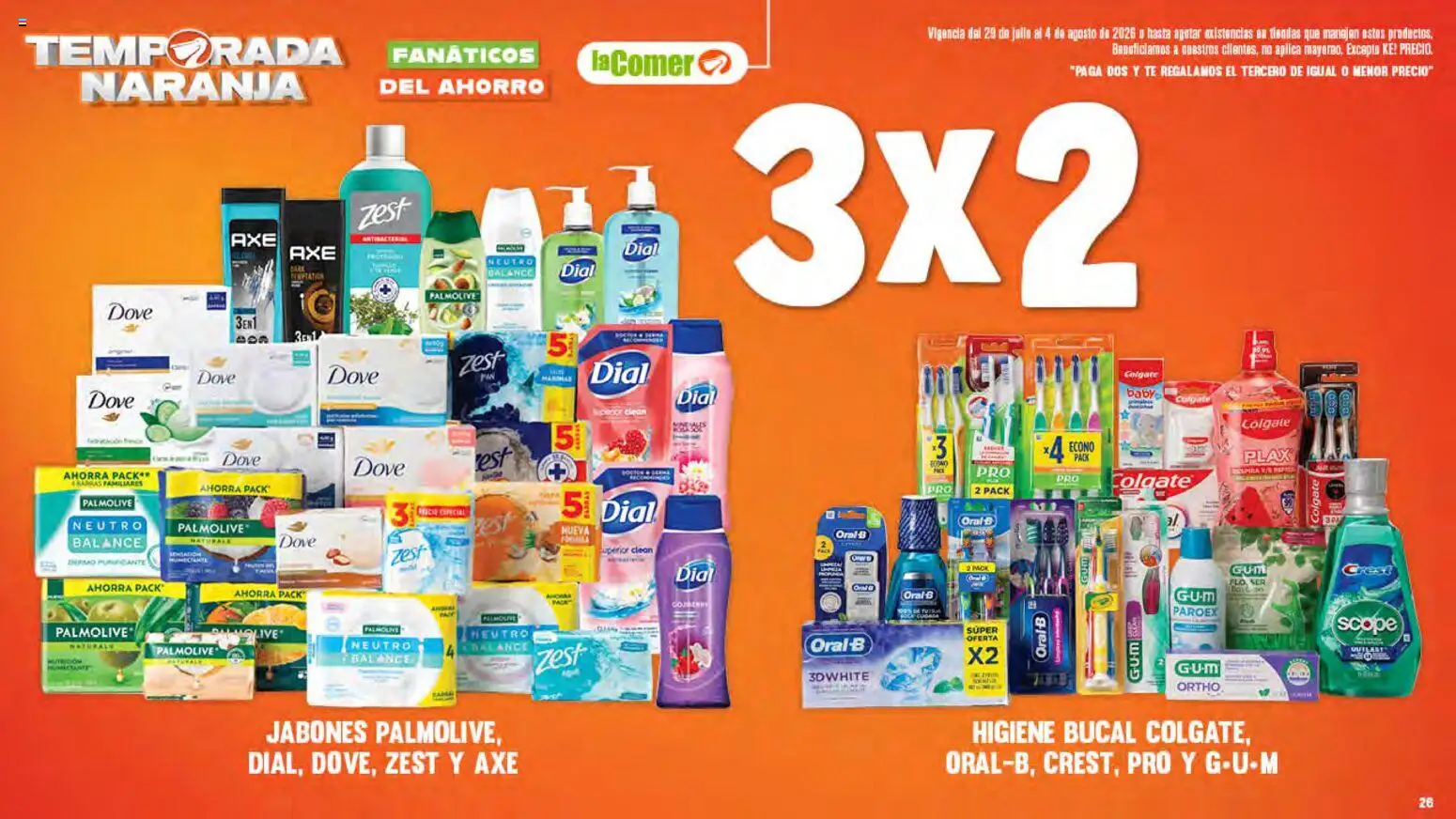 Nuevas ofertas de La Comer válidas en toda la República Mexicana desde el 29/07/2026. ¡Encuentra las mejores ofertas en La Comer folleto! | Página: 26 | Productos: Té