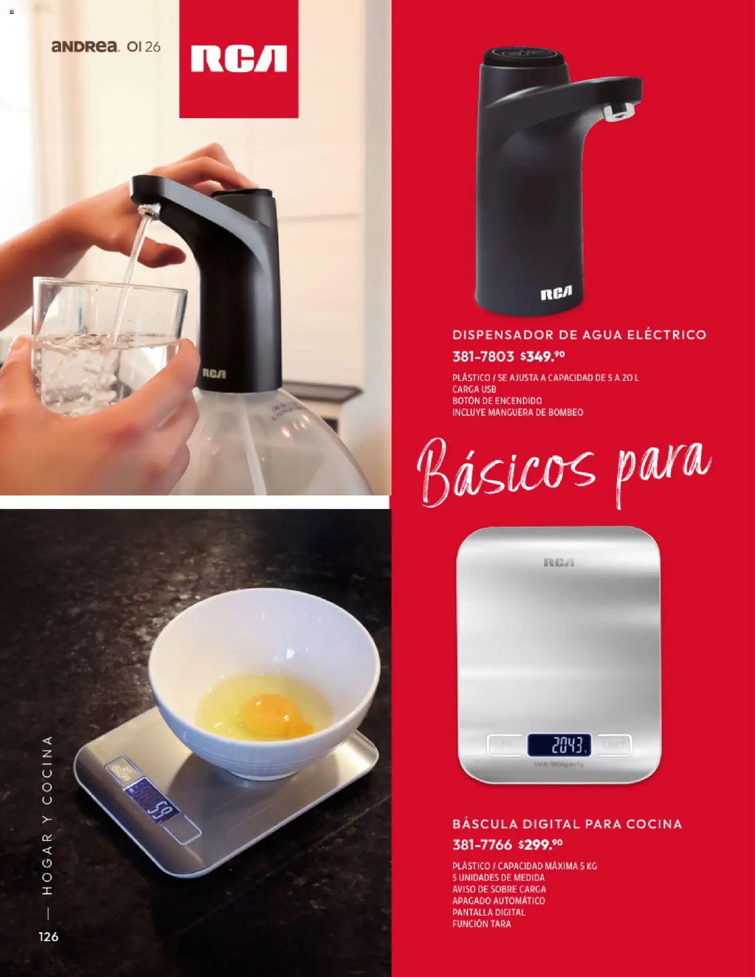 Nuevas ofertas de Andrea válidas en toda la República Mexicana desde el 01/09/2026. ¡Encuentra las mejores ofertas en Andrea catálogo Home! | Página: 126