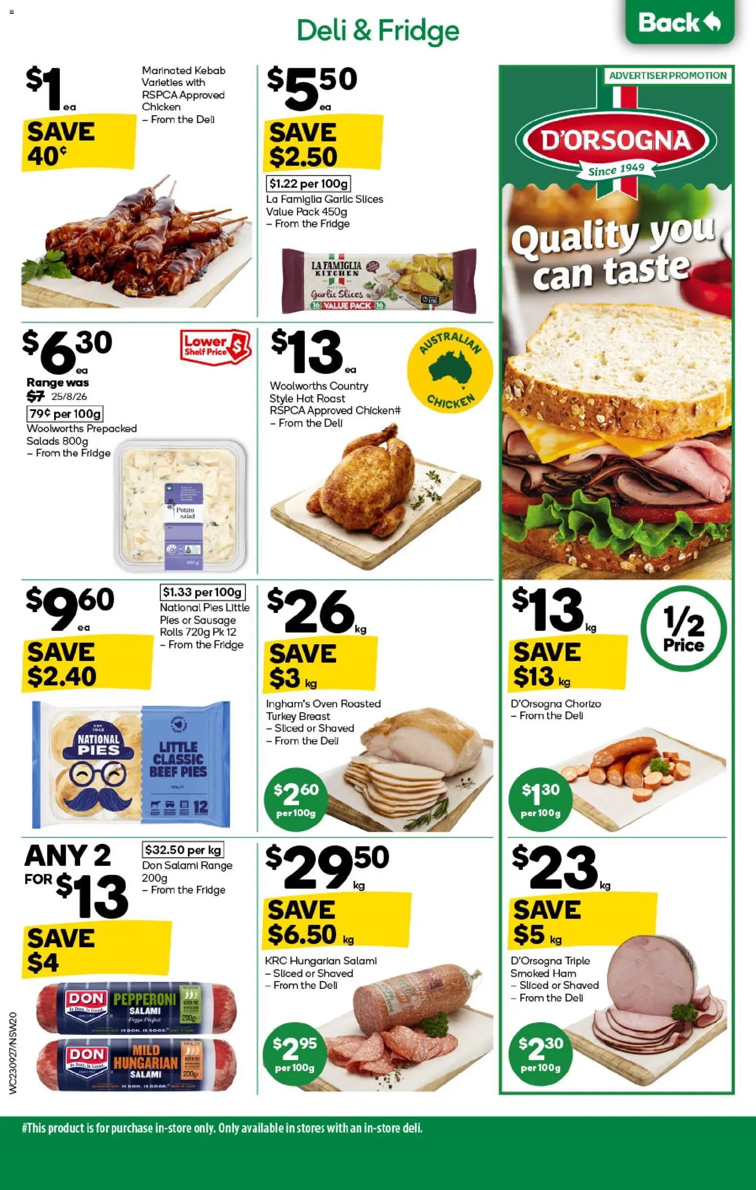 Woolworths catalogue - valid from 23/09/2026 | Page: 22