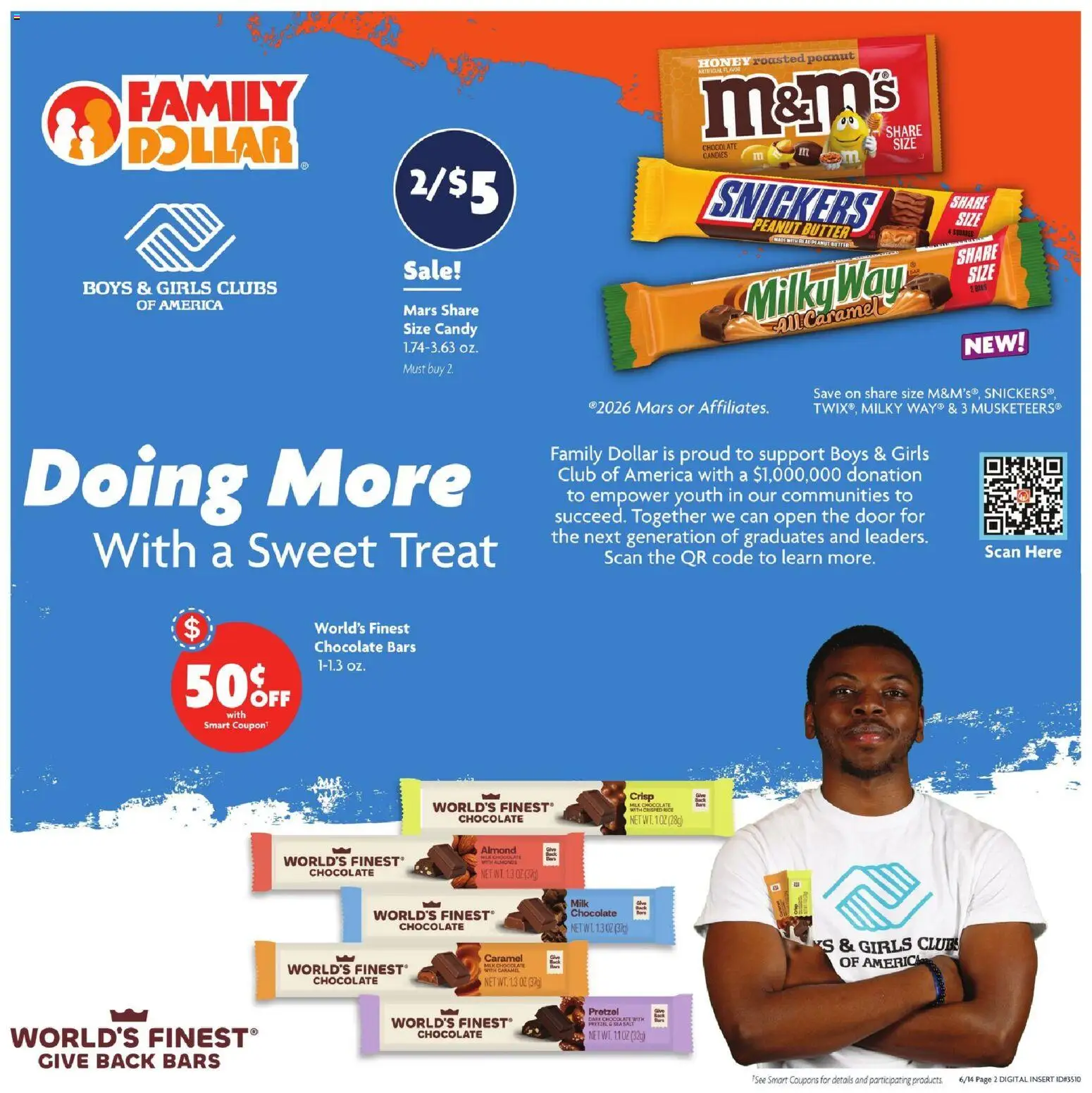 Family Dollar Weekly Ad - valid from 14.06.2026 | Page: 6 | Products: Milk, Butter, Rice, Salt