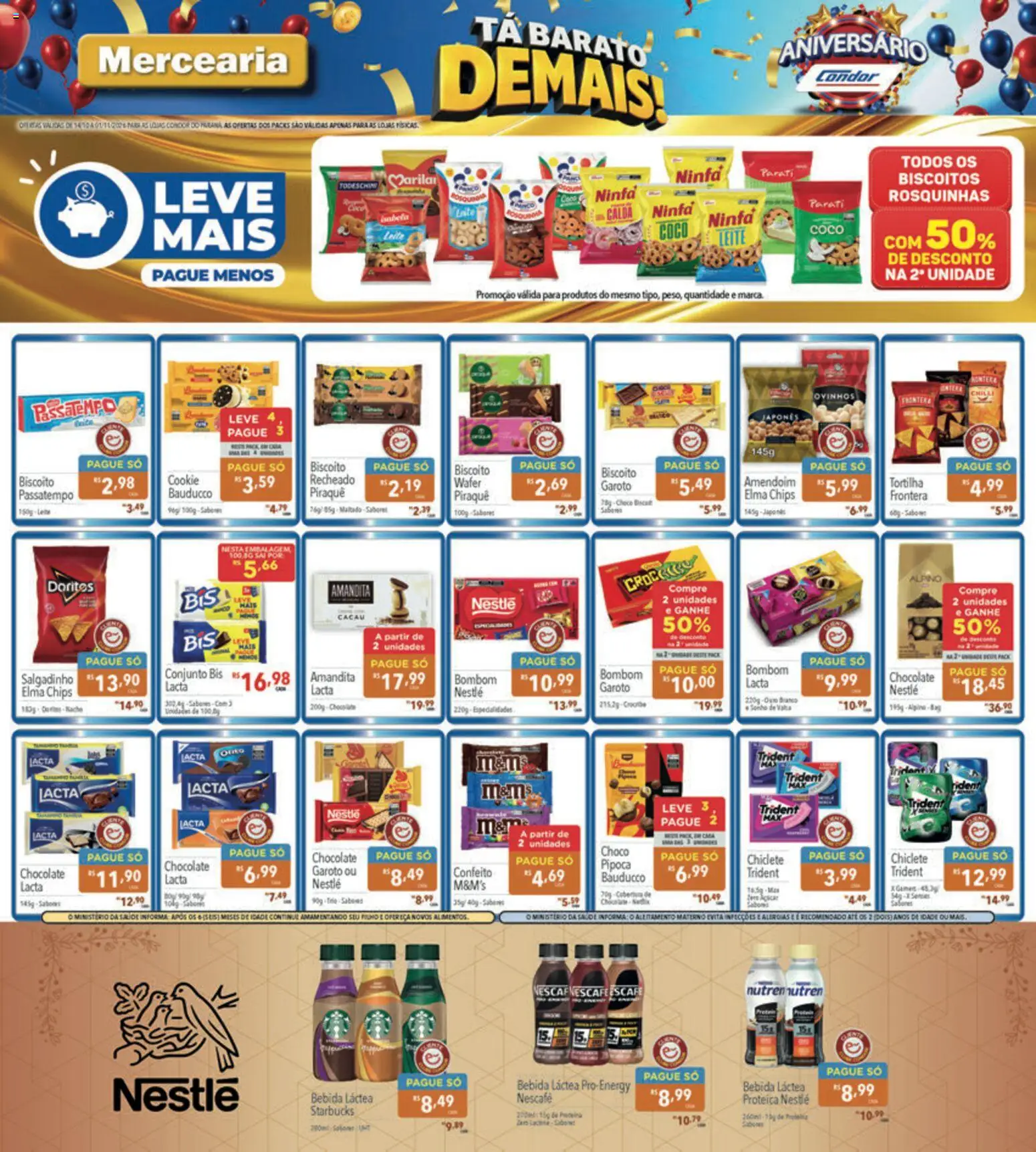 Supermercados Condor Folheto - válido de 14/10/2026 | Página: 7