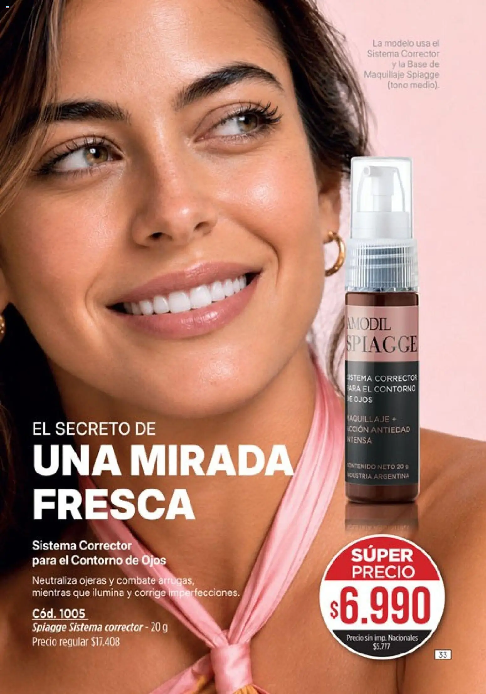 Catálogo Amodil Campaña 15 │ válido desde el 26/08/2026 | Página: 33 | Productos: Base de maquillaje, Maquillaje, Contorno de ojos, Contorno