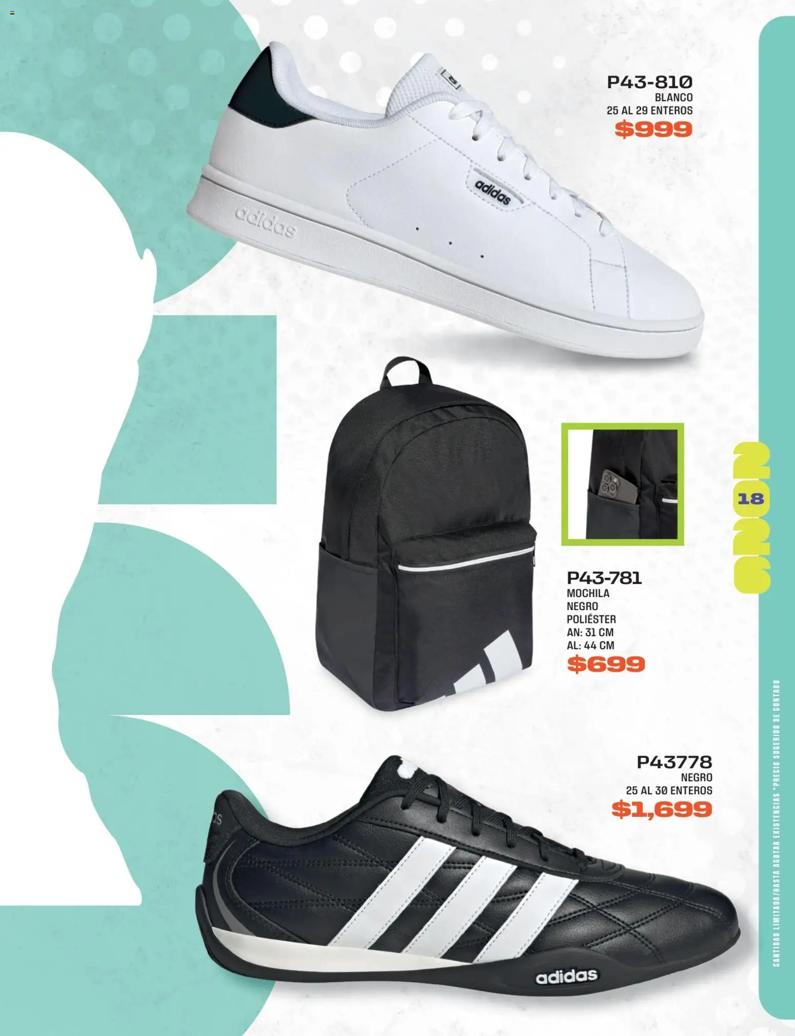 Nuevas ofertas de Cklass válidas en toda la República Mexicana desde el 15.05.2026. ¡Encuentra las mejores ofertas en Cklass catálogo Pasión futbolera! | Página: 19 | Productos: Mochila