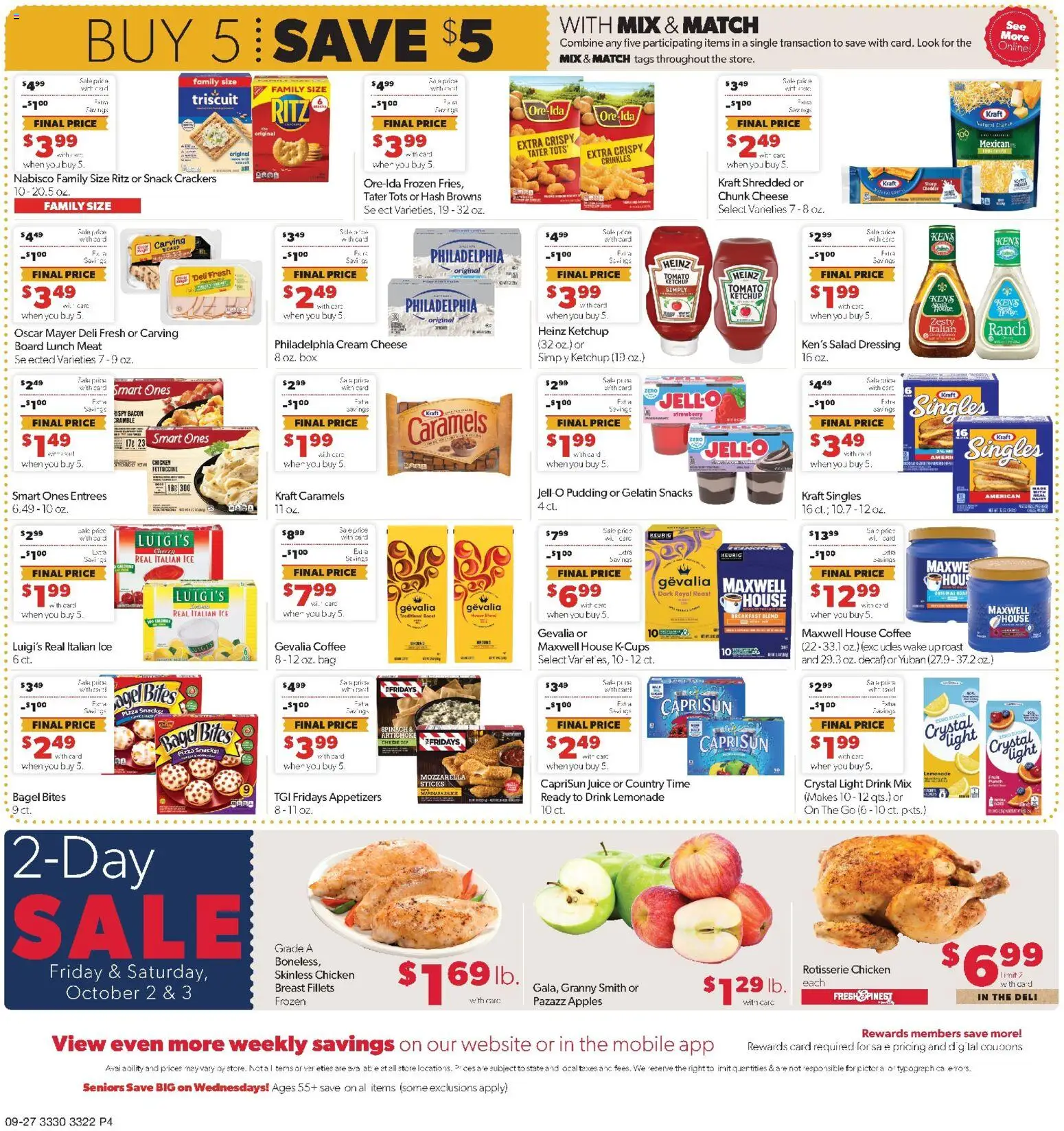 Family Fare Weekly Ad - MN - valid from 09/27/2026 | Page: 4 | Products: Crackers, Box, Chicken, Dressing