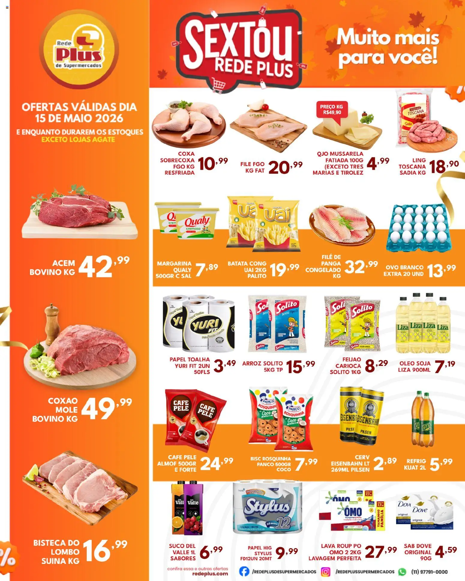 Rede Plus Supermercados Folheto - válido de 15.05.2026 | Página: 1
