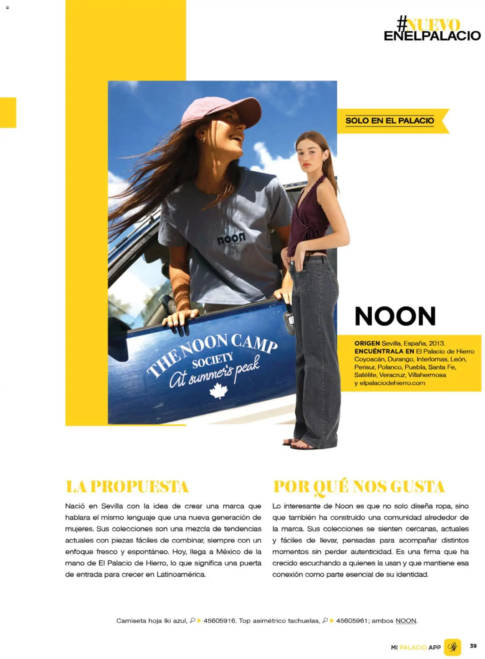 Nuevas ofertas de Palacio De Hierro válidas en toda la República Mexicana desde el 01/09/2026. ¡Encuentra las mejores ofertas en Palacio De Hierro catálogo La Gaceta! | Página: 41 | Productos: Top, Camiseta