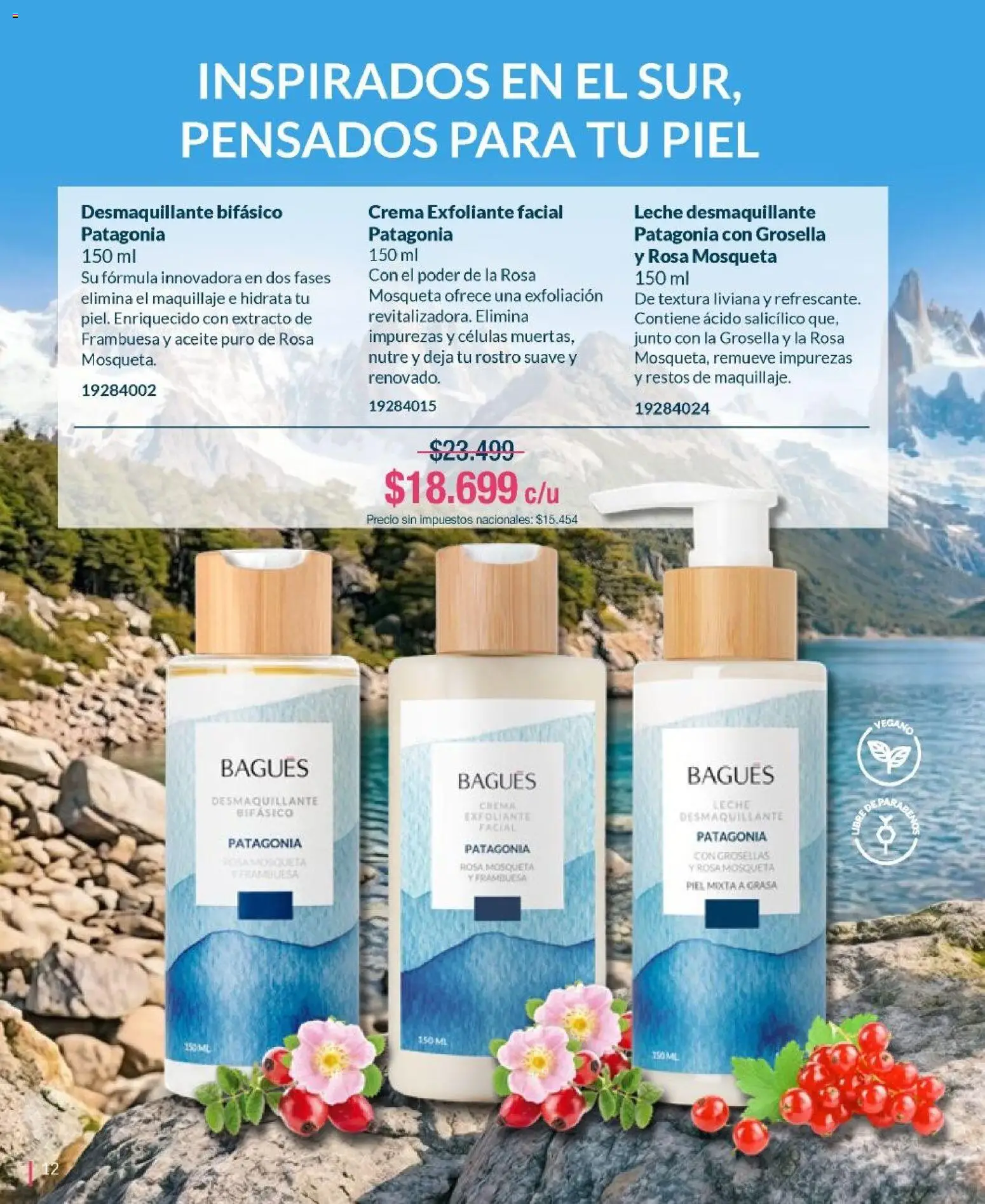 Bagués - Catálogo │ válido desde el 01.06.2026 | Página: 12 | Productos: Maquillaje, Leche desmaquillante, Exfoliante facial, Crema