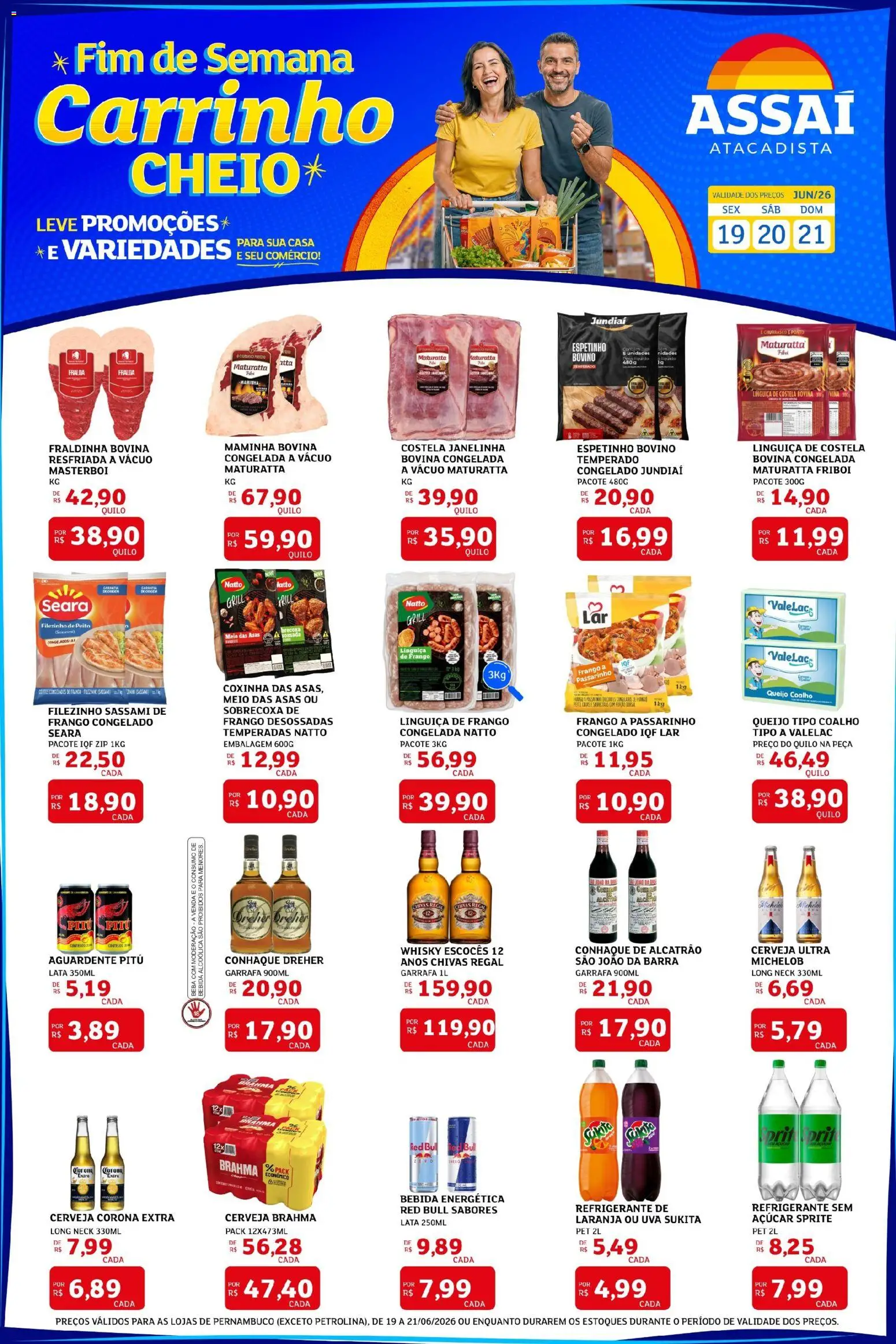Assaí Atacadista Folheto - válido de 19.06.2026 | Página: 1