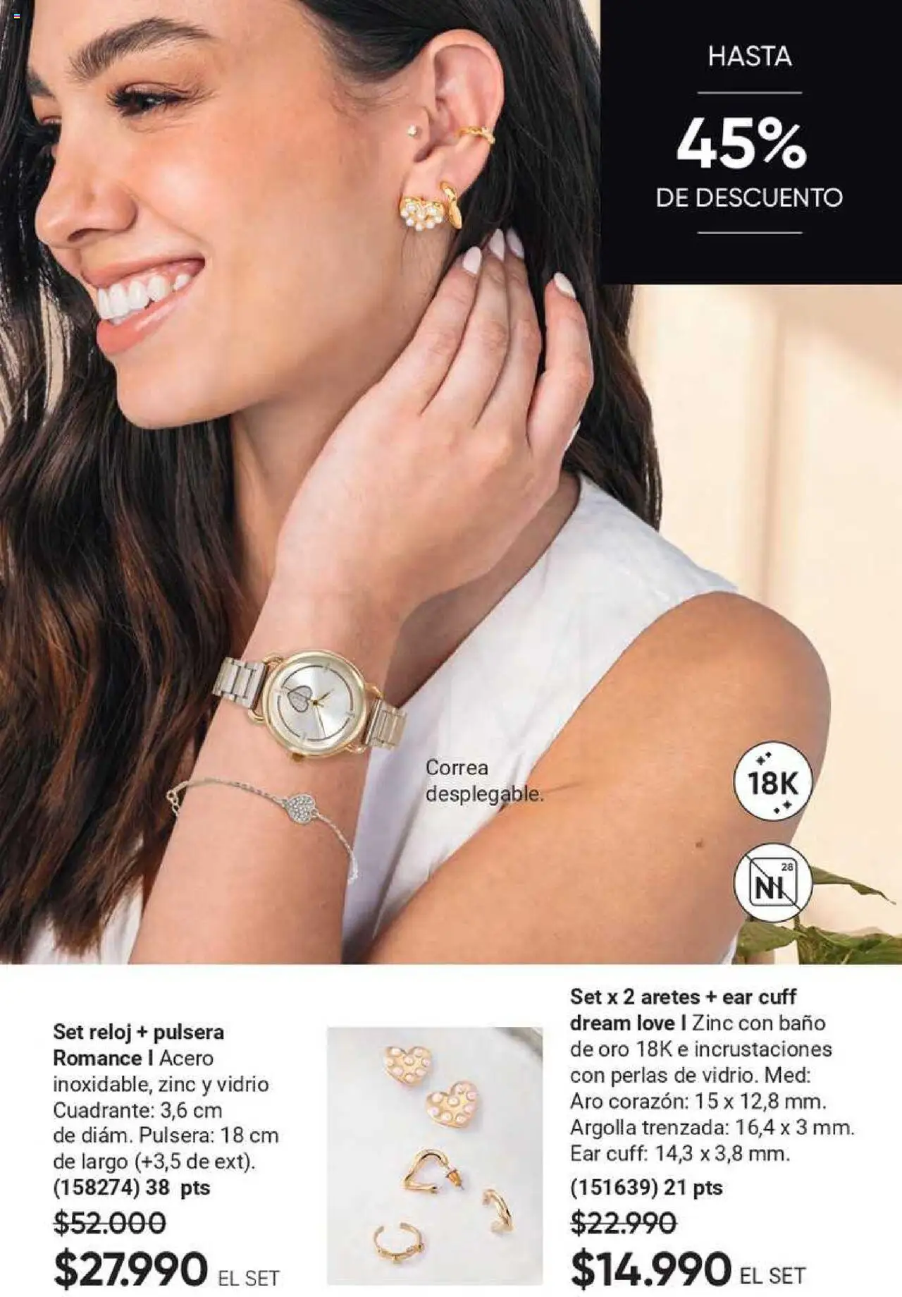 Catálogo AVON Fashion & Home │ válido desde el 26.06.2025 | Página: 46 | Productos: Baño, Pulsera, Reloj