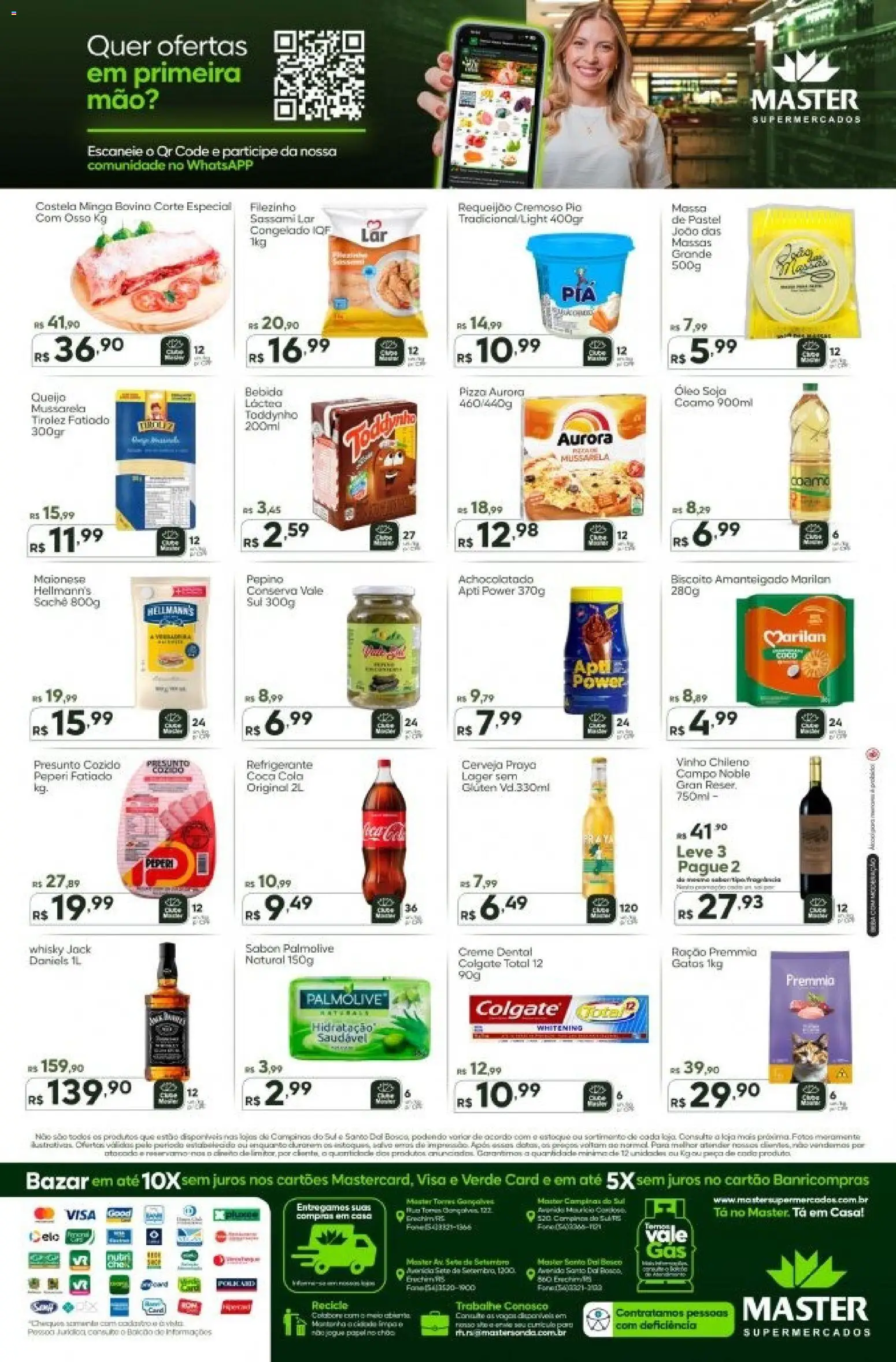 Master Folheto - válido de 15.05.2026 | Página: 2 | Produtos: Biscoito, Cola, Bebida, Creme dental