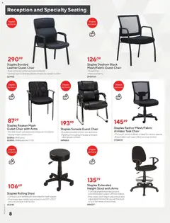 Preview of Staples - In-stock furniture guide from shop Staples valid from Aug 12, 2026 | Page: 8