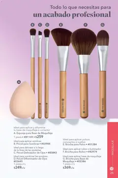 Vista previa de Yves Rocher campaña 13 2026, nuevo folleto de la tienda, válido en México a partir del 15/09/2026 | Página: 27 | Productos: Pincel, Brocha para base, Polvo, Delineador de ojos