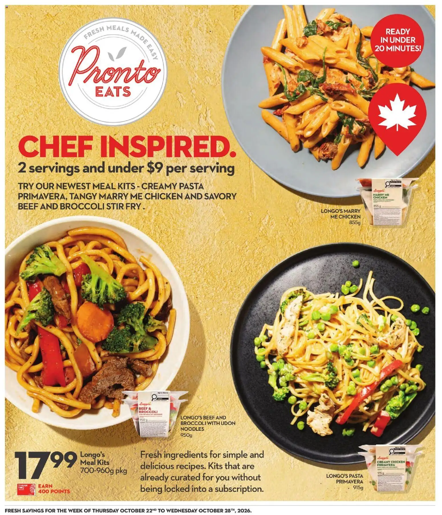 Longo's flyer valid from Oct 22, 2026 | Page: 18