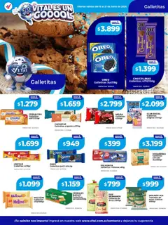 Vista previa Vital - Ofertas válido desde el 15.06.2026 | Página: 17 | Productos: Galletitas, Sal, Arroz, Galletas