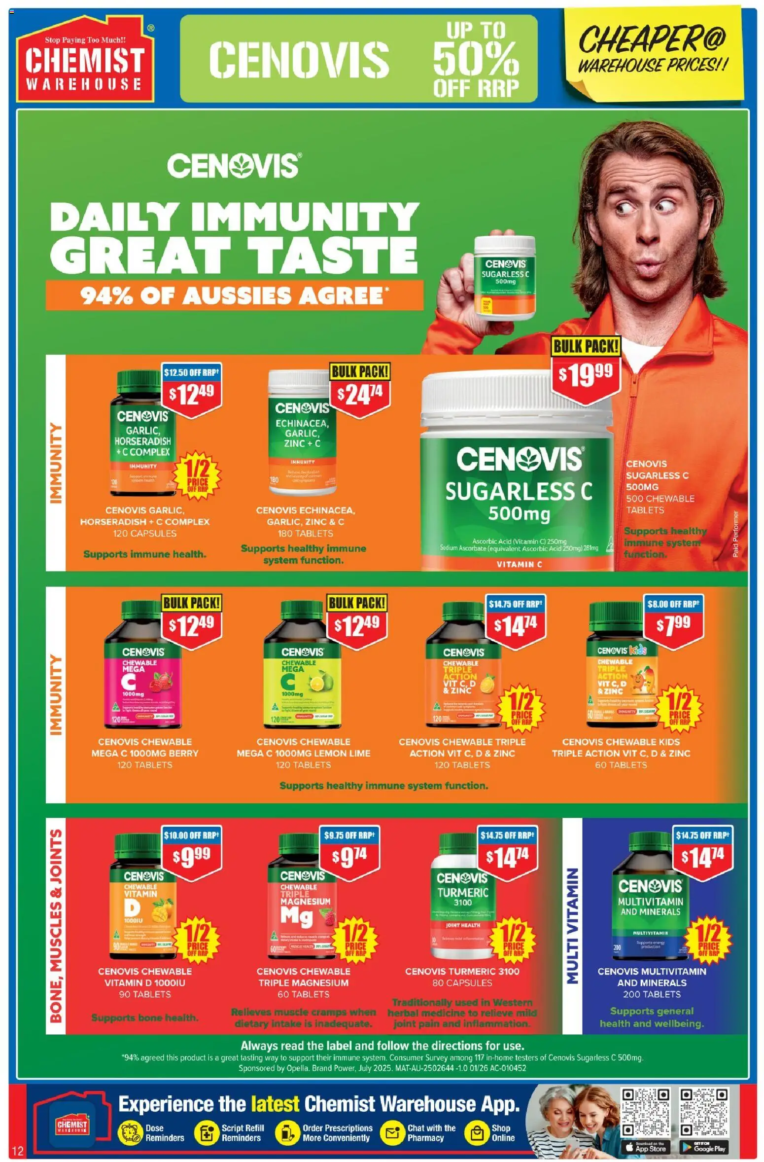 Chemist Warehouse catalogue - valid from 23.04.2026 | Page: 12 | Products: Lemon, Lime, Multivitamin, Tablets