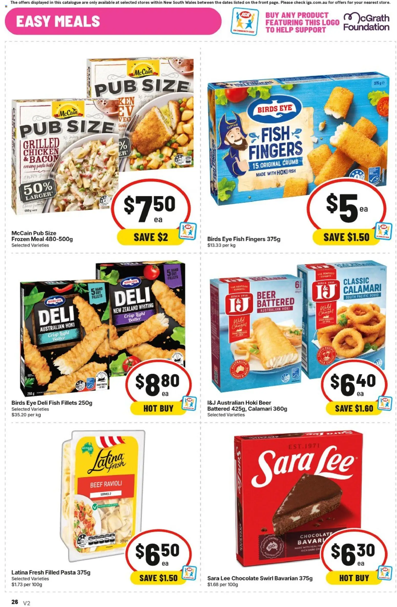 IGA catalogue - valid from 16/09/2026 | Page: 23 | Products: Beer, Chicken, Beef, Fish fingers